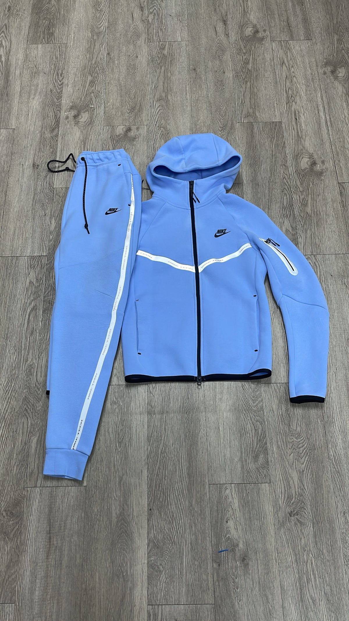 Nike Powder Blue Tech Sweatsuit