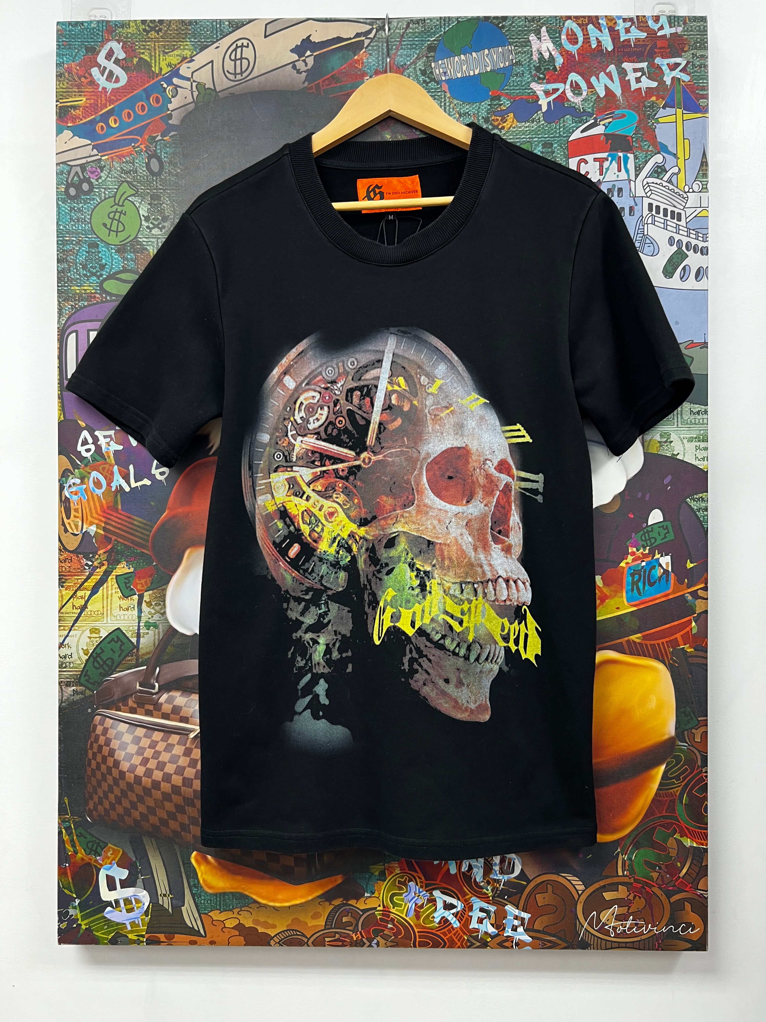 Godspeed Skull Clock Tee