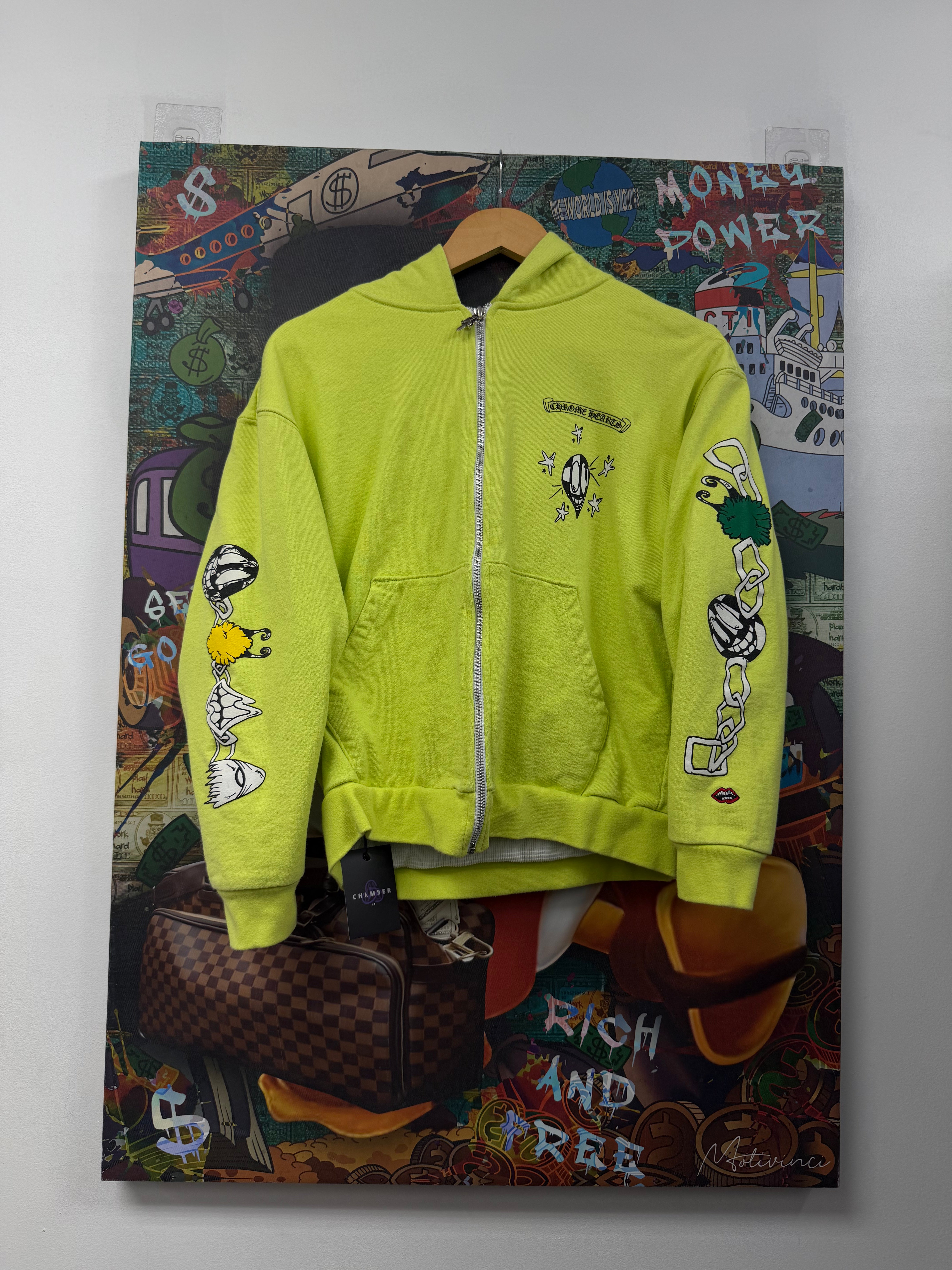 Chrome Hearts Matty Boy Link Zip Up Hoodie