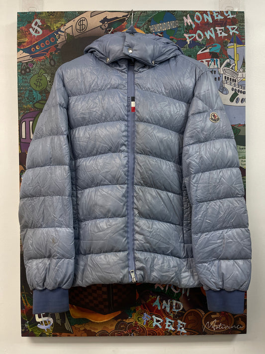 Moncler Baby Blue Maya Jacket  Used 3 N/A