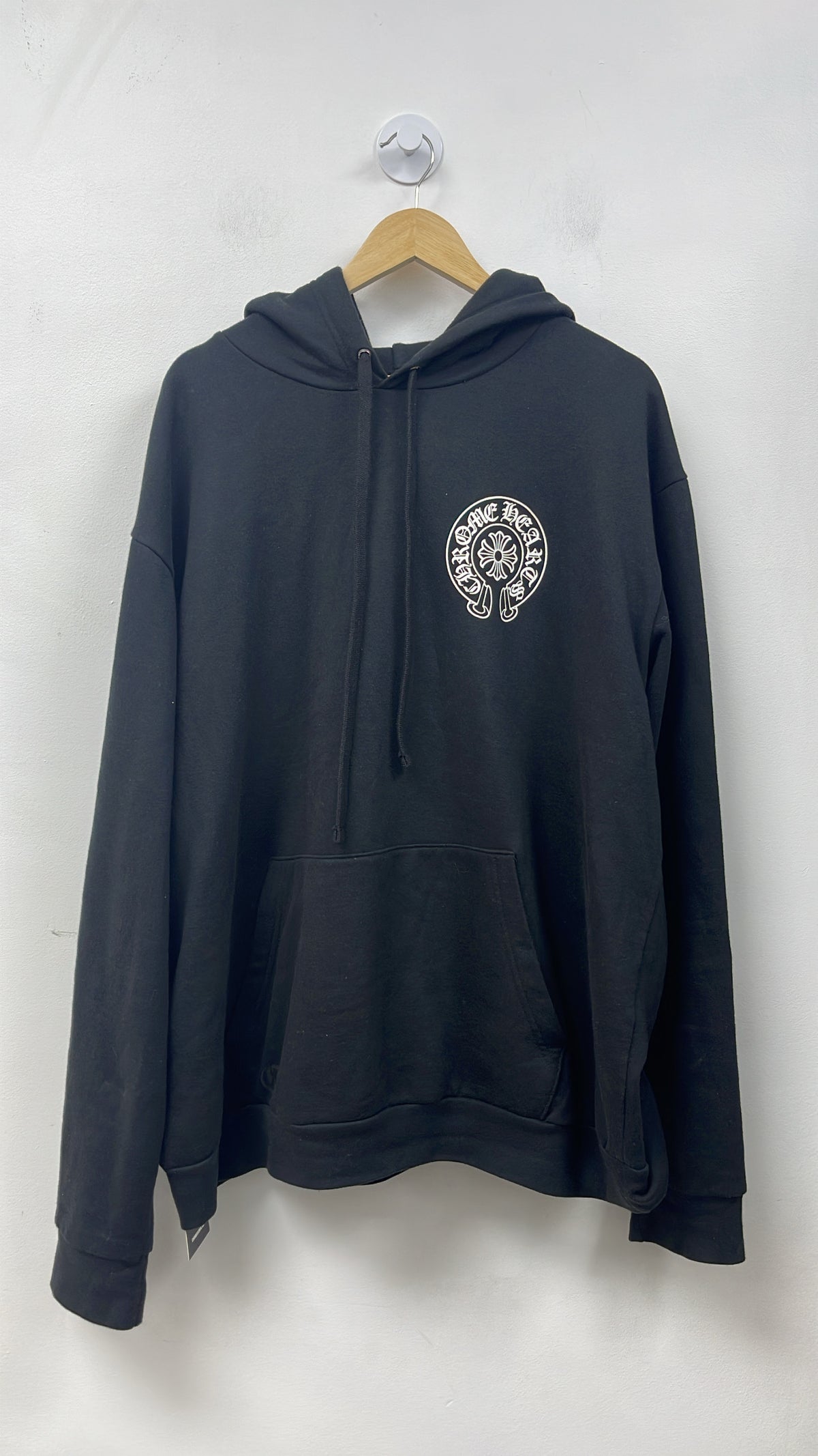 Chrome Hearts Black Horseshoe Hong Kong Hoodie