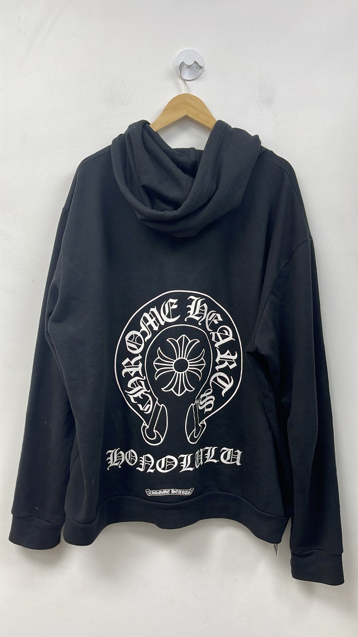 Chrome Hearts Black Horseshoe Hong Kong Hoodie