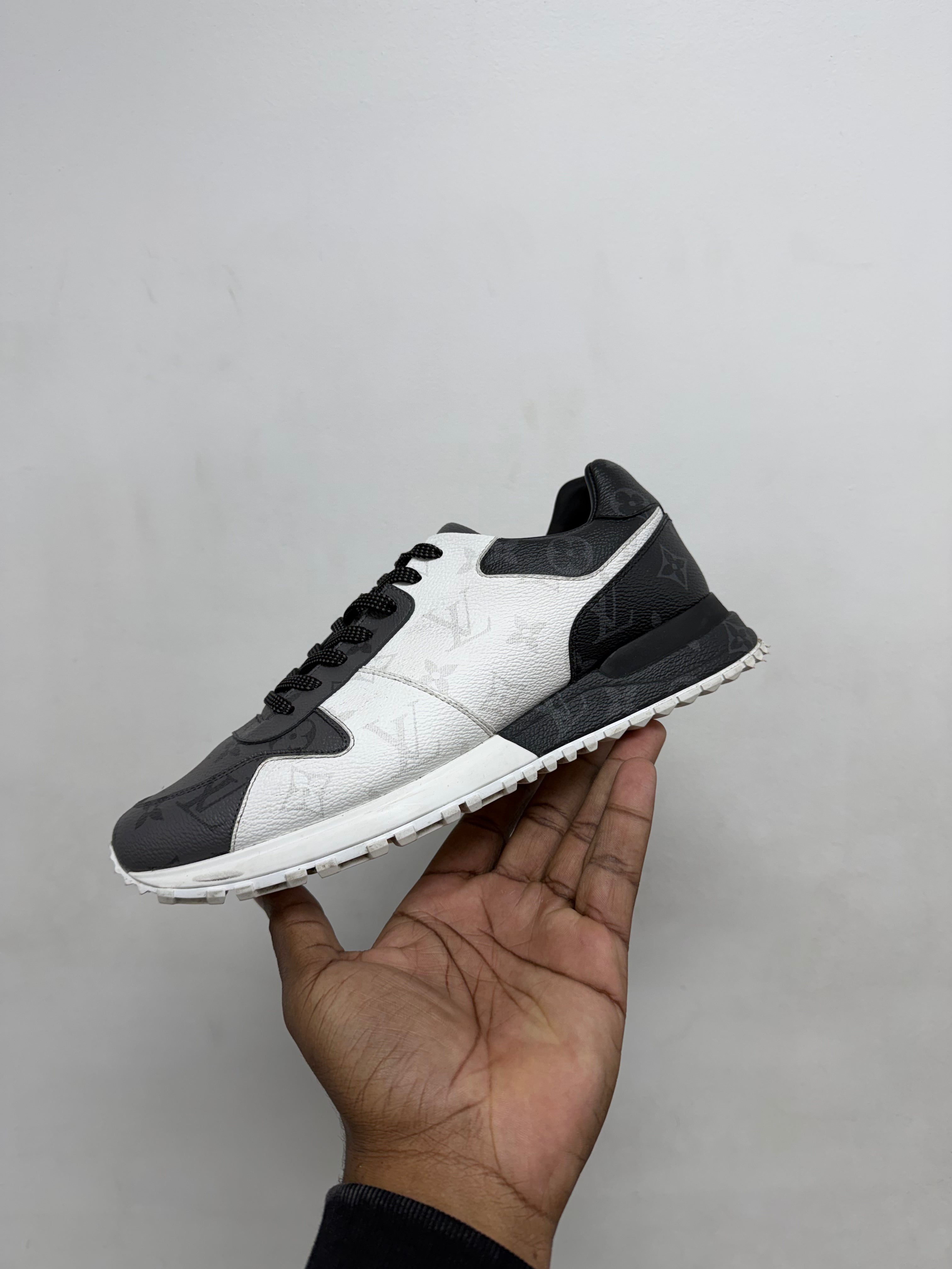Louis Vuitton Grey White Monogram Runaway Sneakers