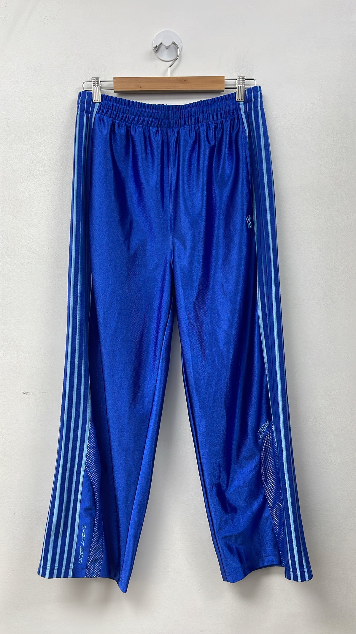 Vale Blue Nylon Track Pants