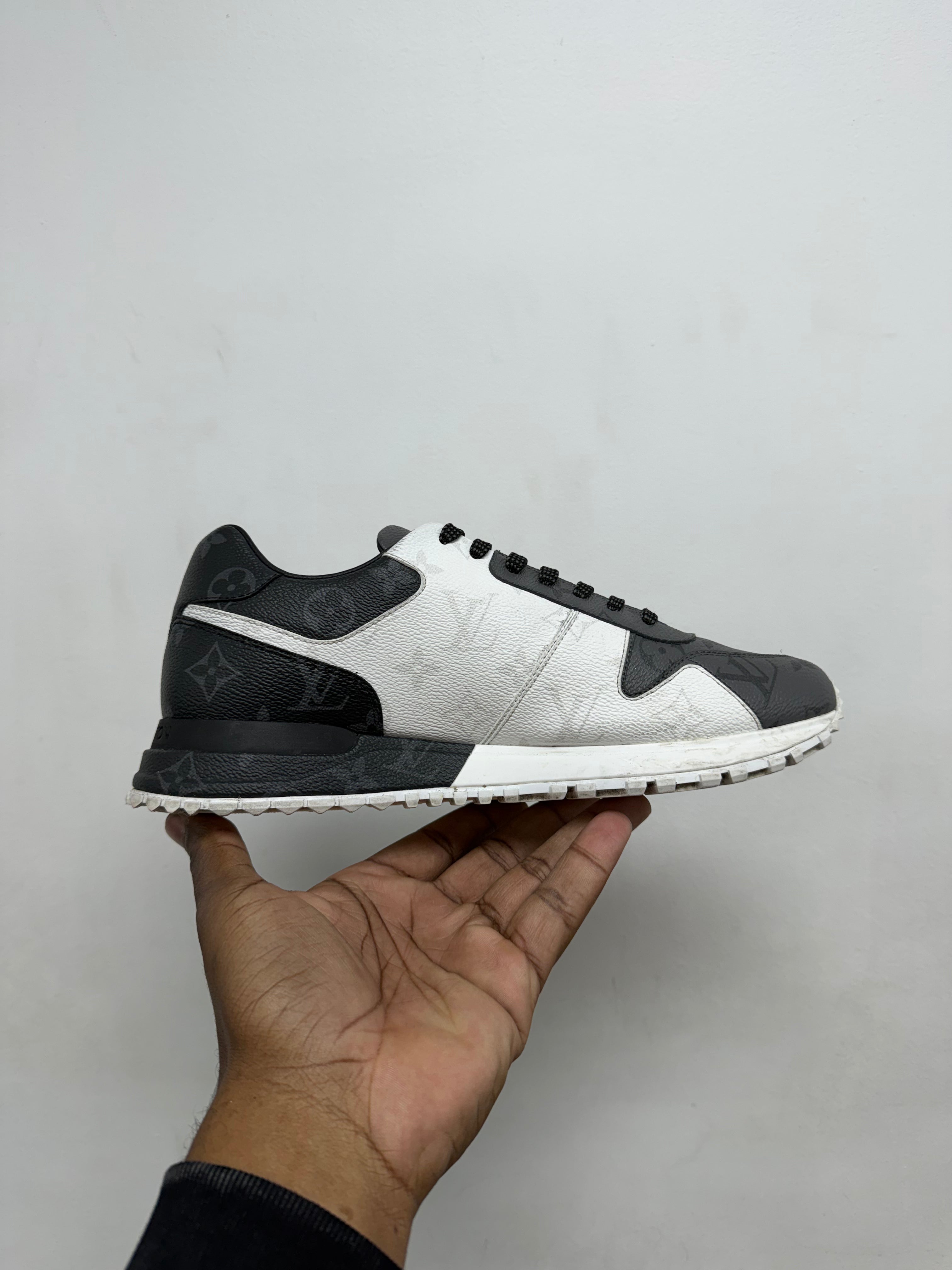 Louis Vuitton Grey White Monogram Runaway Sneakers