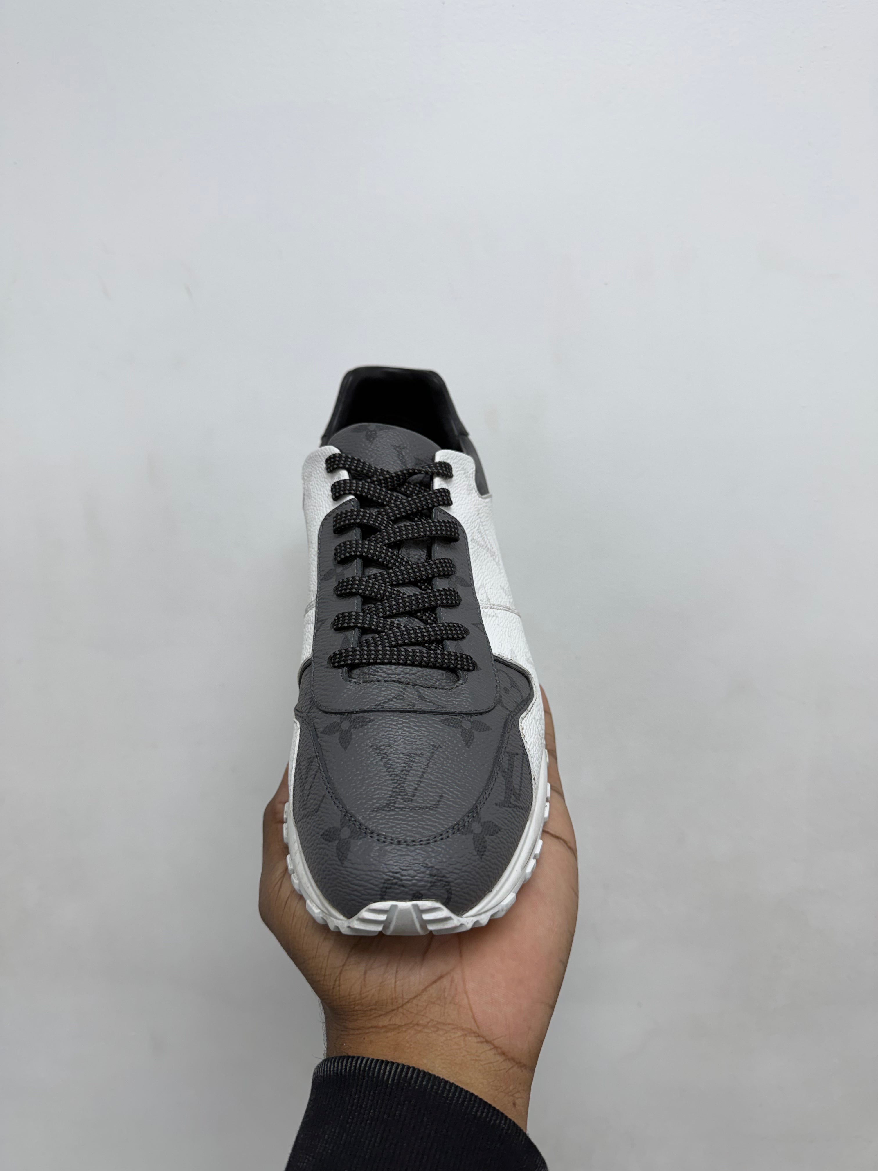 Louis Vuitton Grey White Monogram Runaway Sneakers