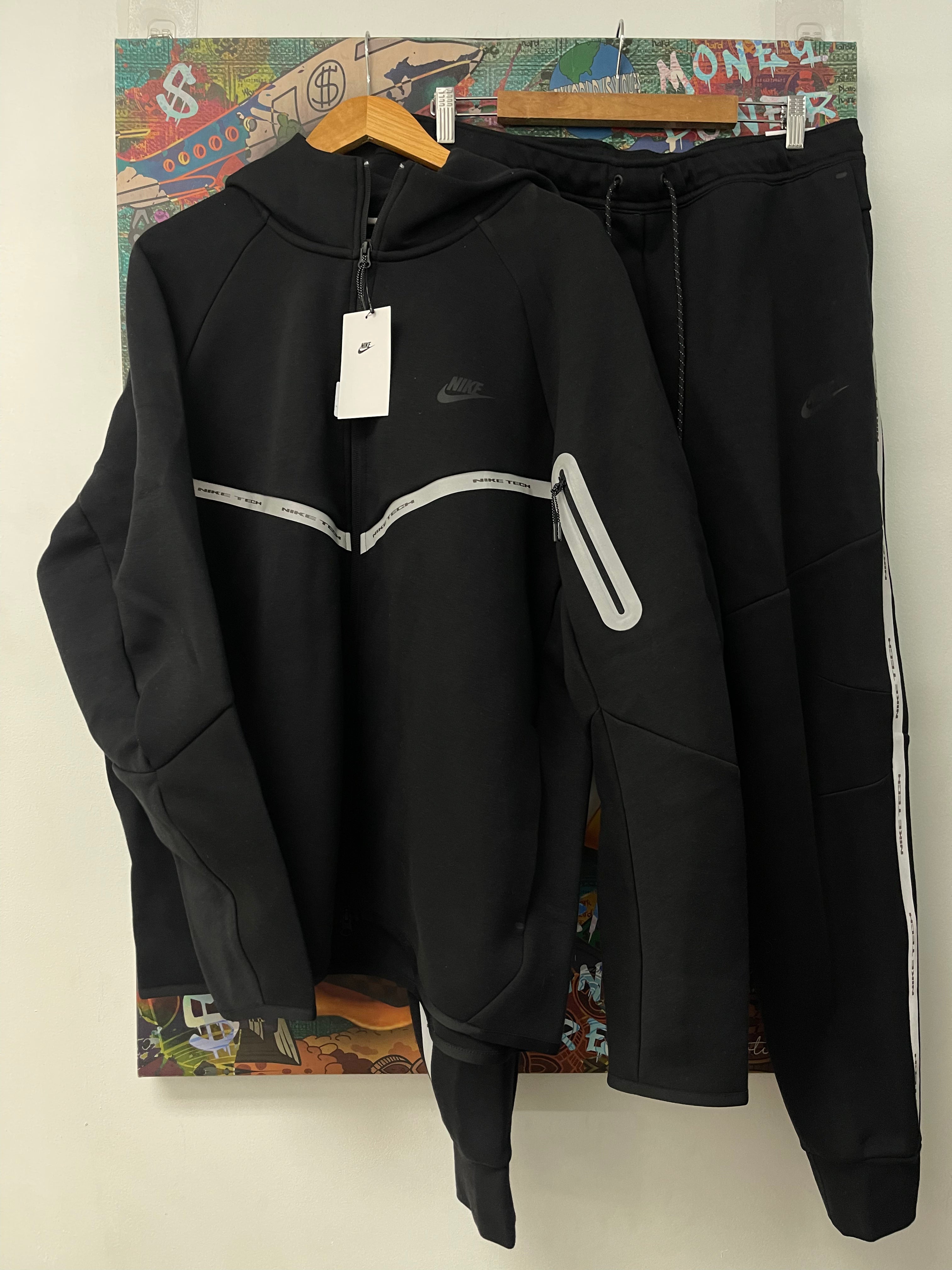 Nike Black 3M Tech Sweatsuit