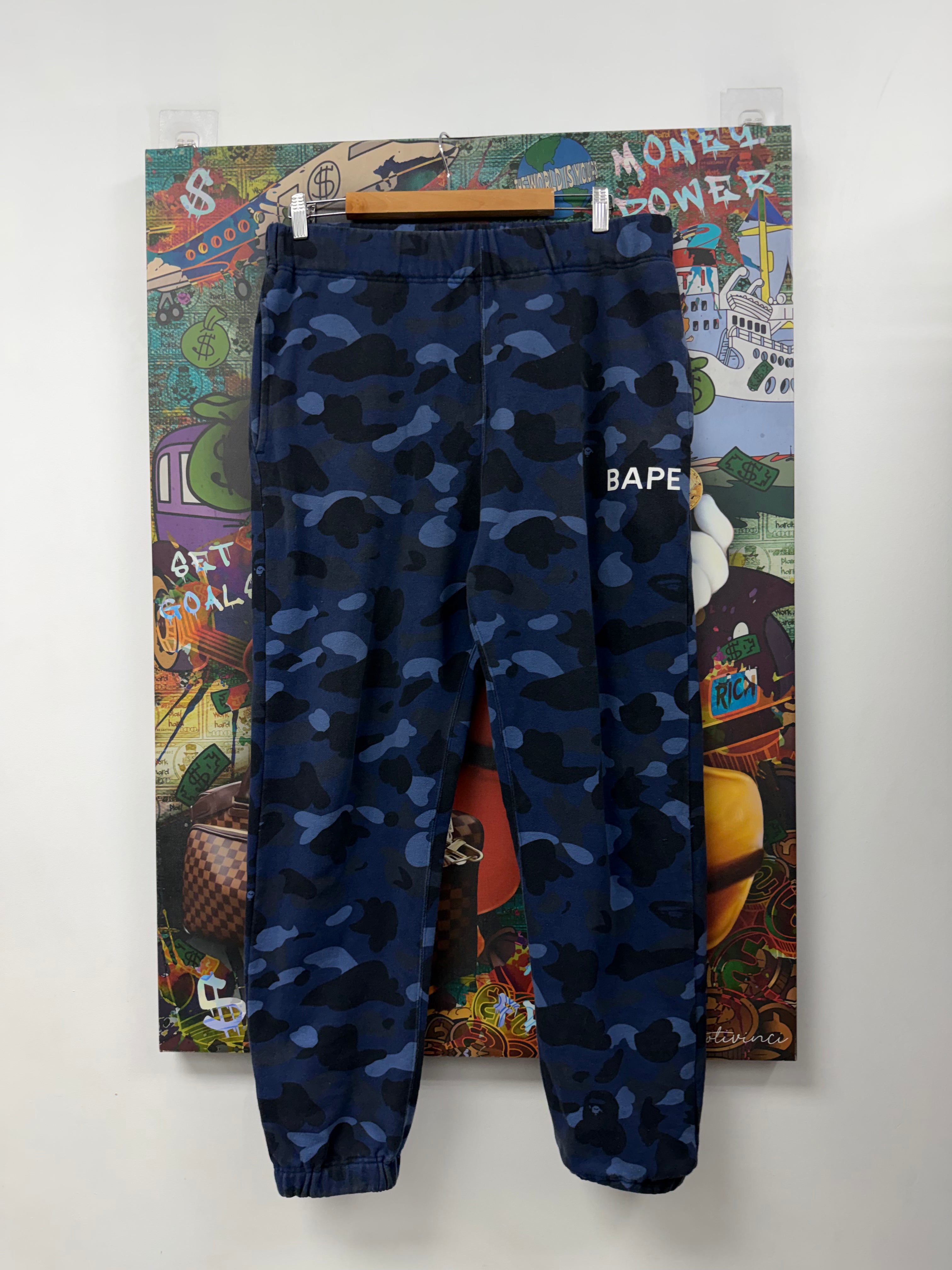 BAPE Blue Camo Sweats