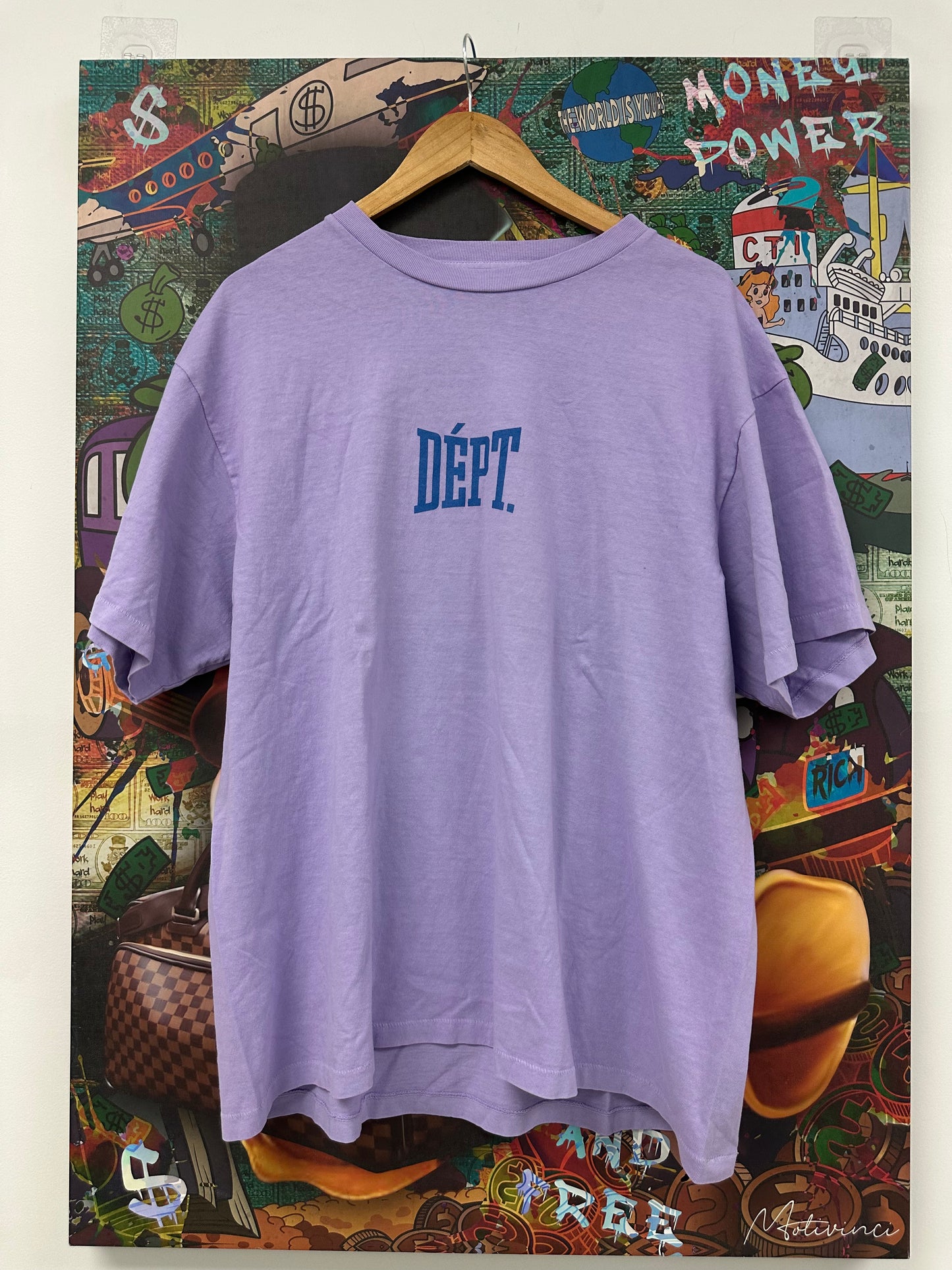 Gallery Dept Tee Acai Blue New Large With Tags