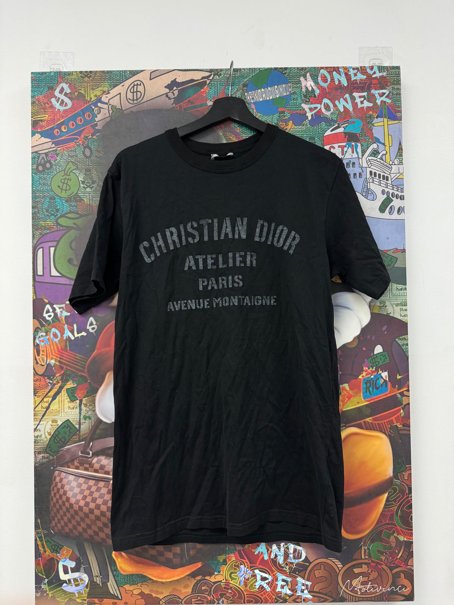 Dior Tee Black Atelier Used Small