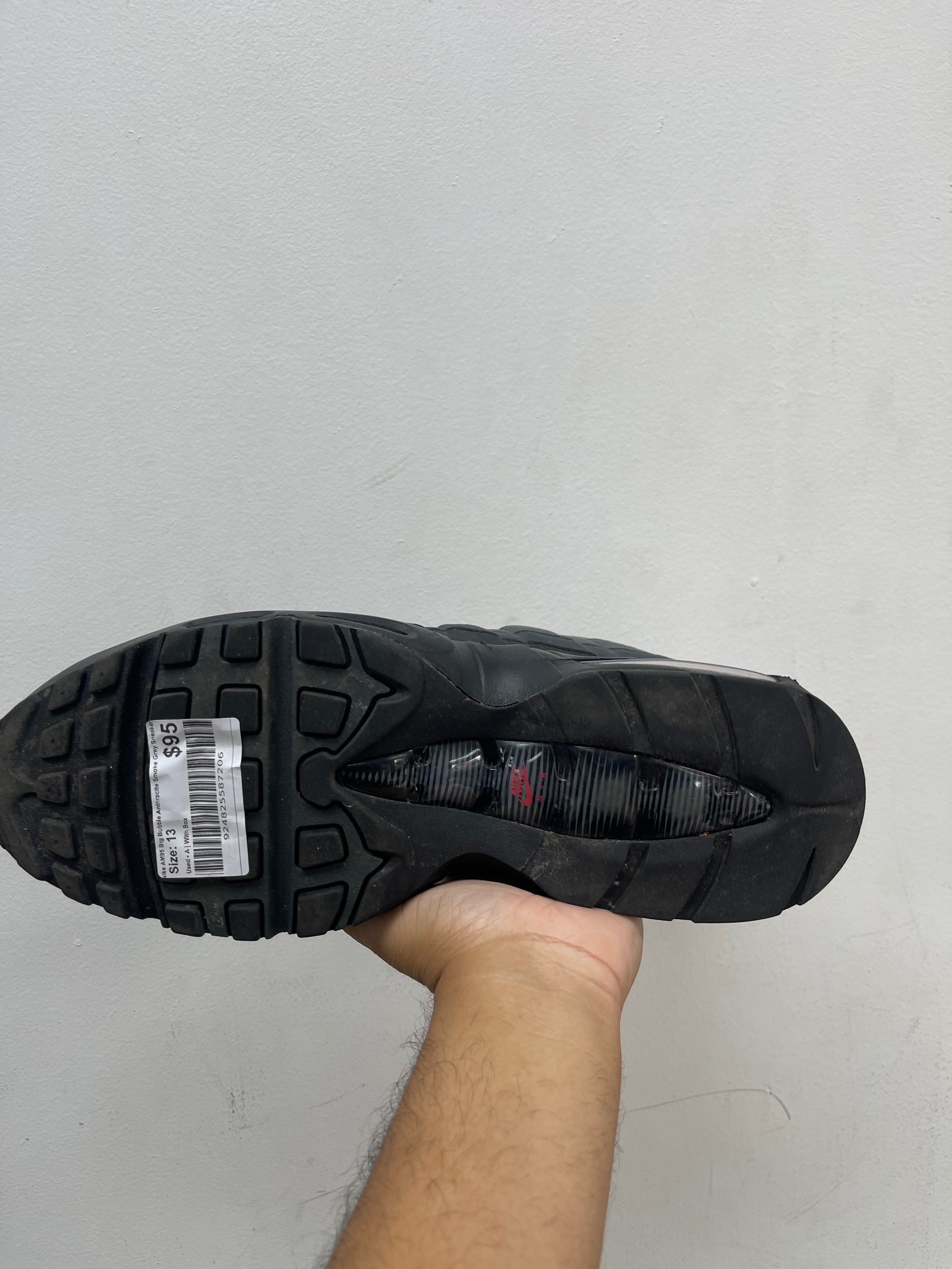 Nike AM95 Big Bubble Anthracite Smoke Grey Sneakers