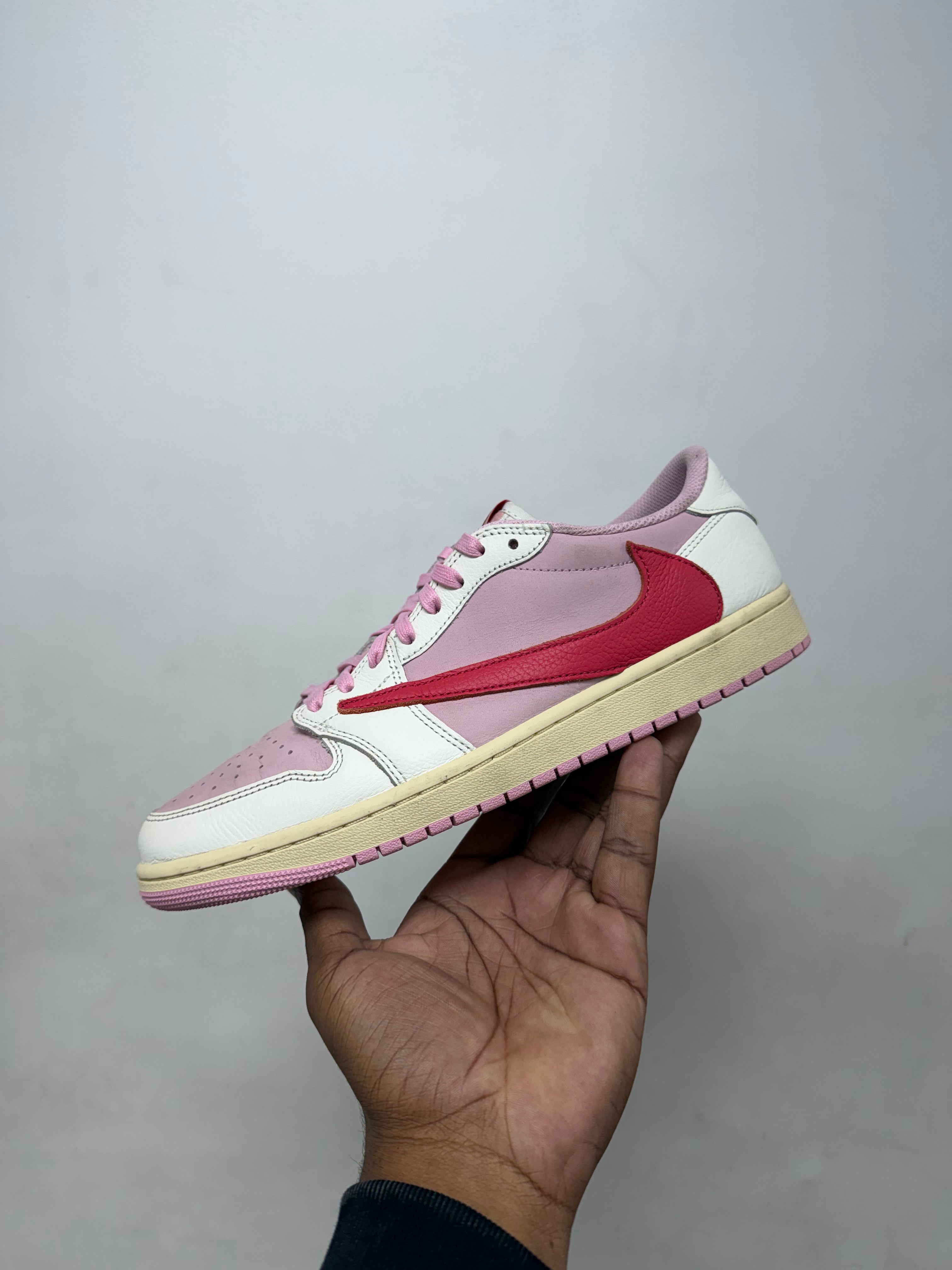 Jordan 1 Low Travis Scott Tropical Pink Sneakers