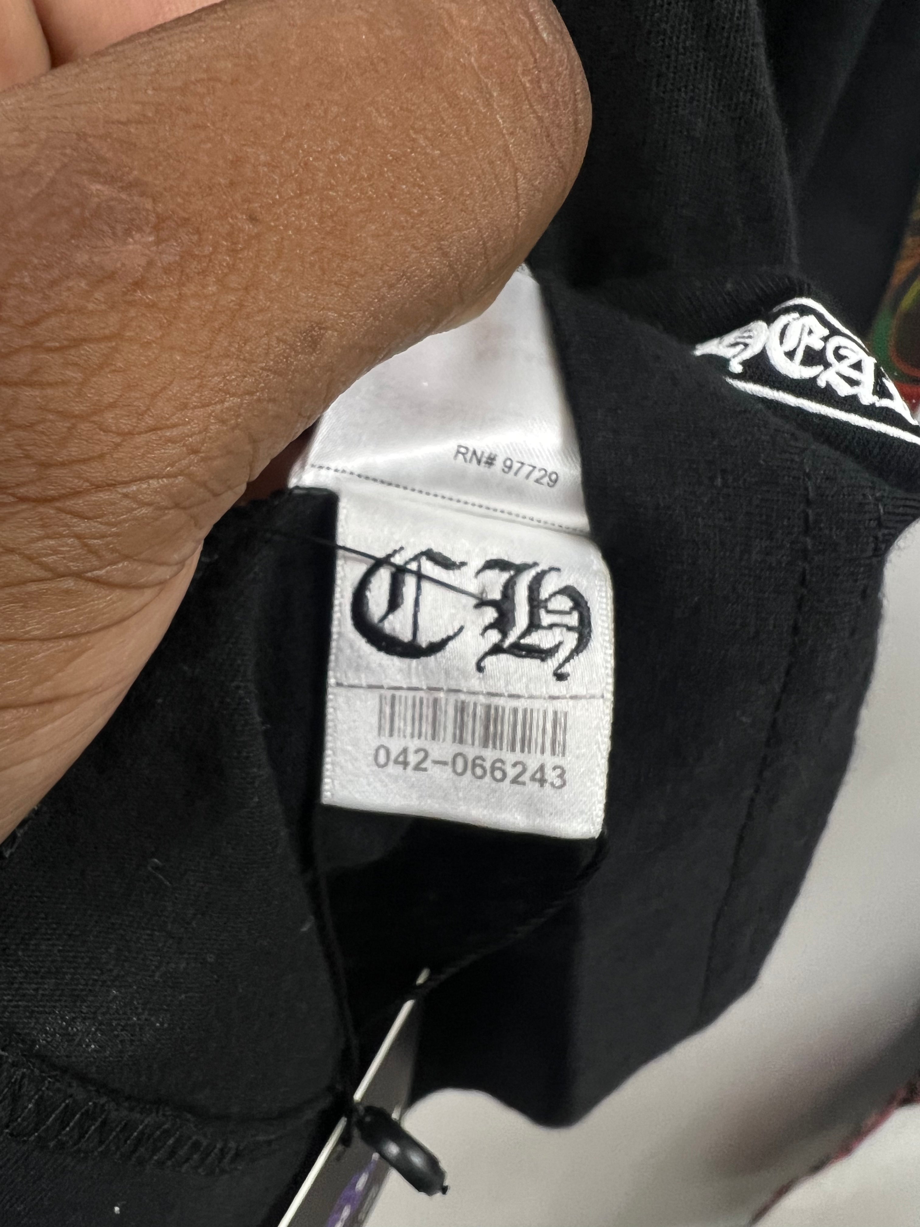 Chrome Hearts Black Shoulder Logo Long Sleeve