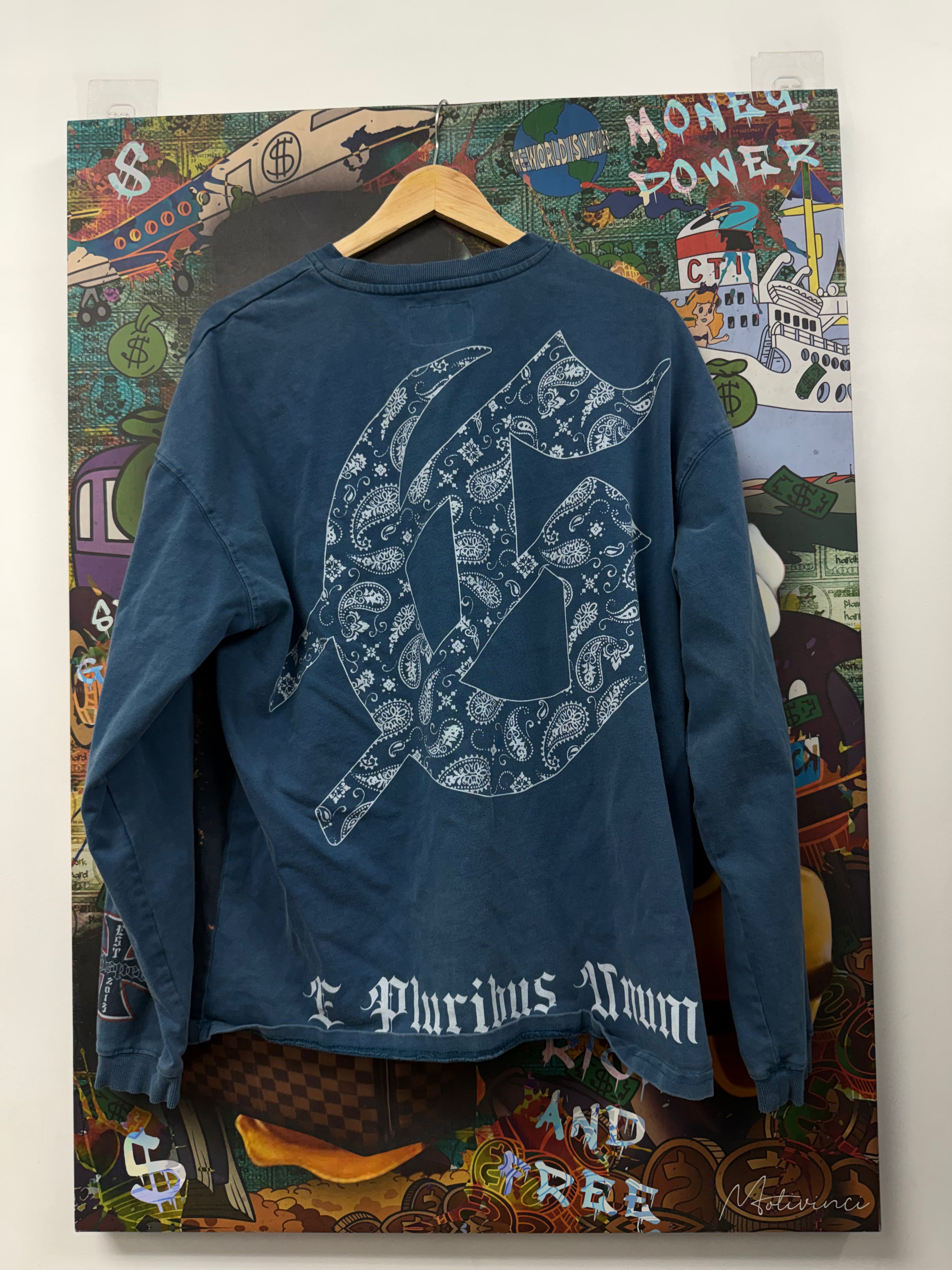 Godspeed Navy Inferno Long Sleeve