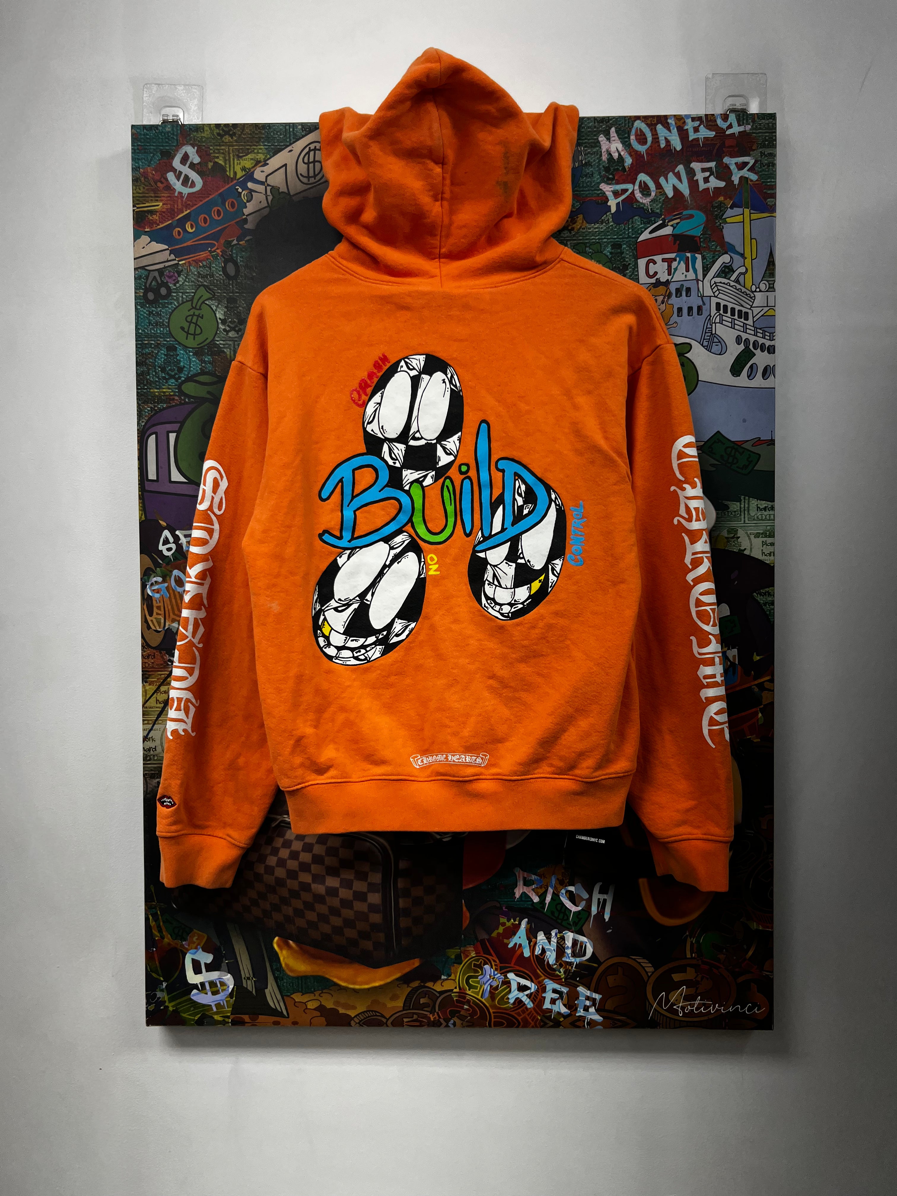 Chrome Hearts Matty Boy Orange Link Hoodie