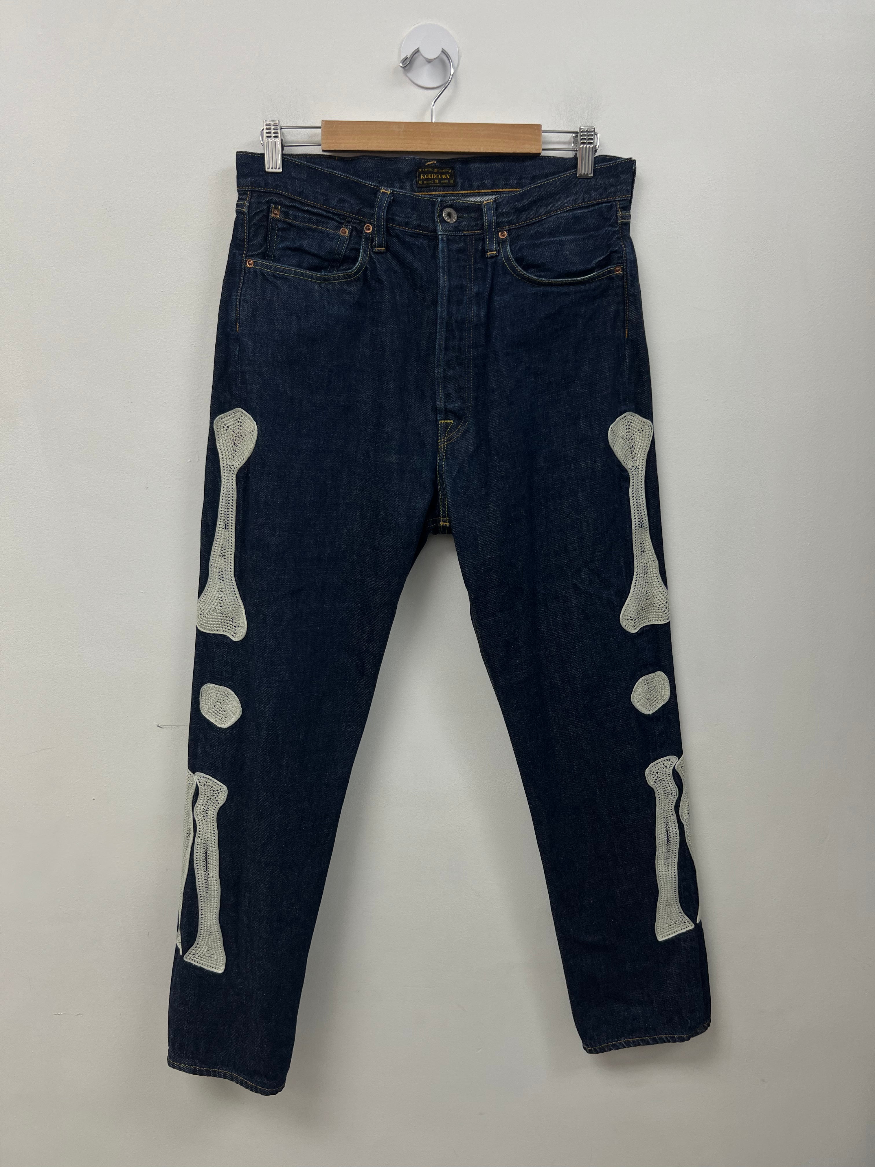 Kapital Navy Slevedge Jeans