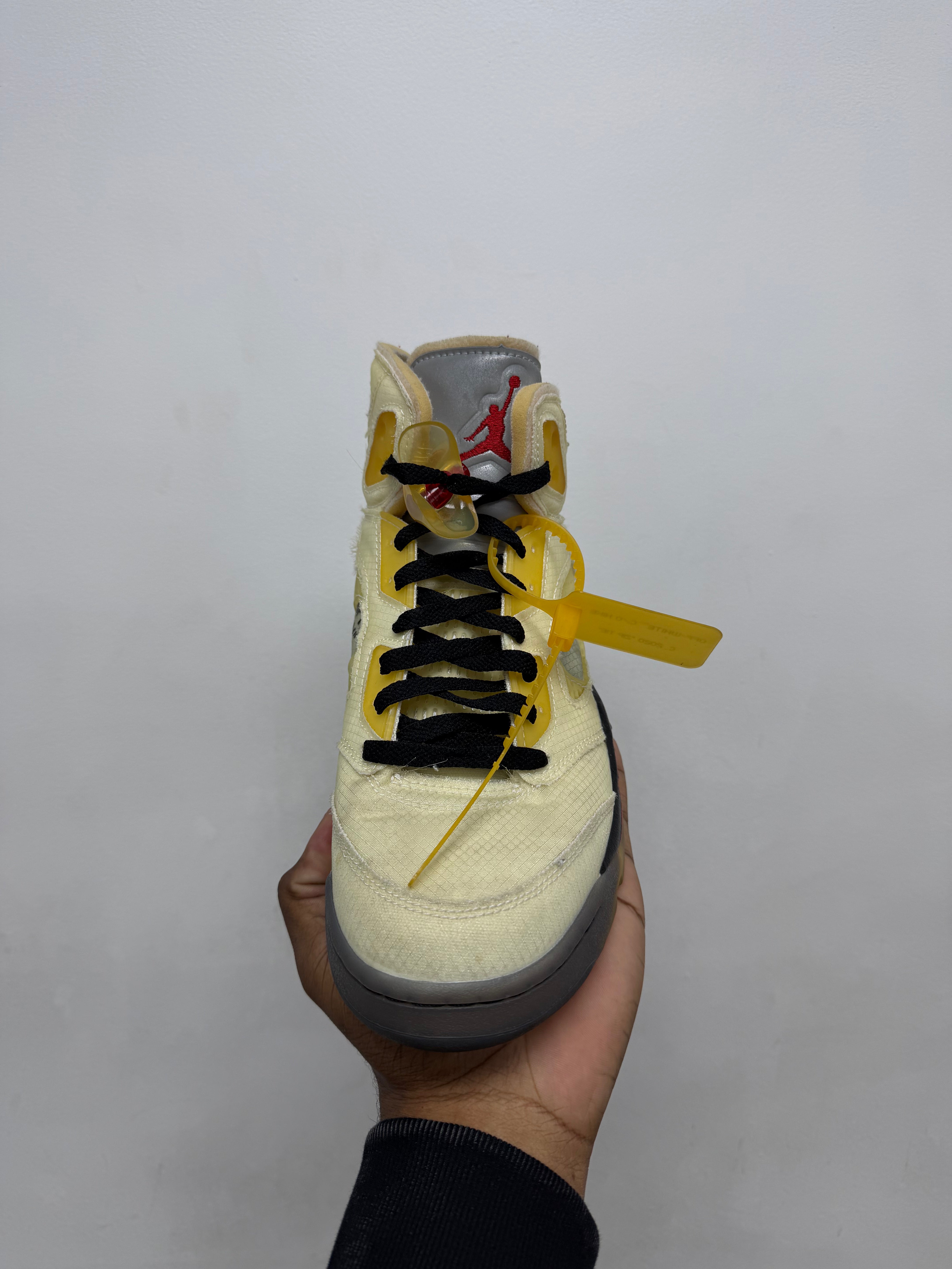 Jordan 5 Off White Sail Sneakers