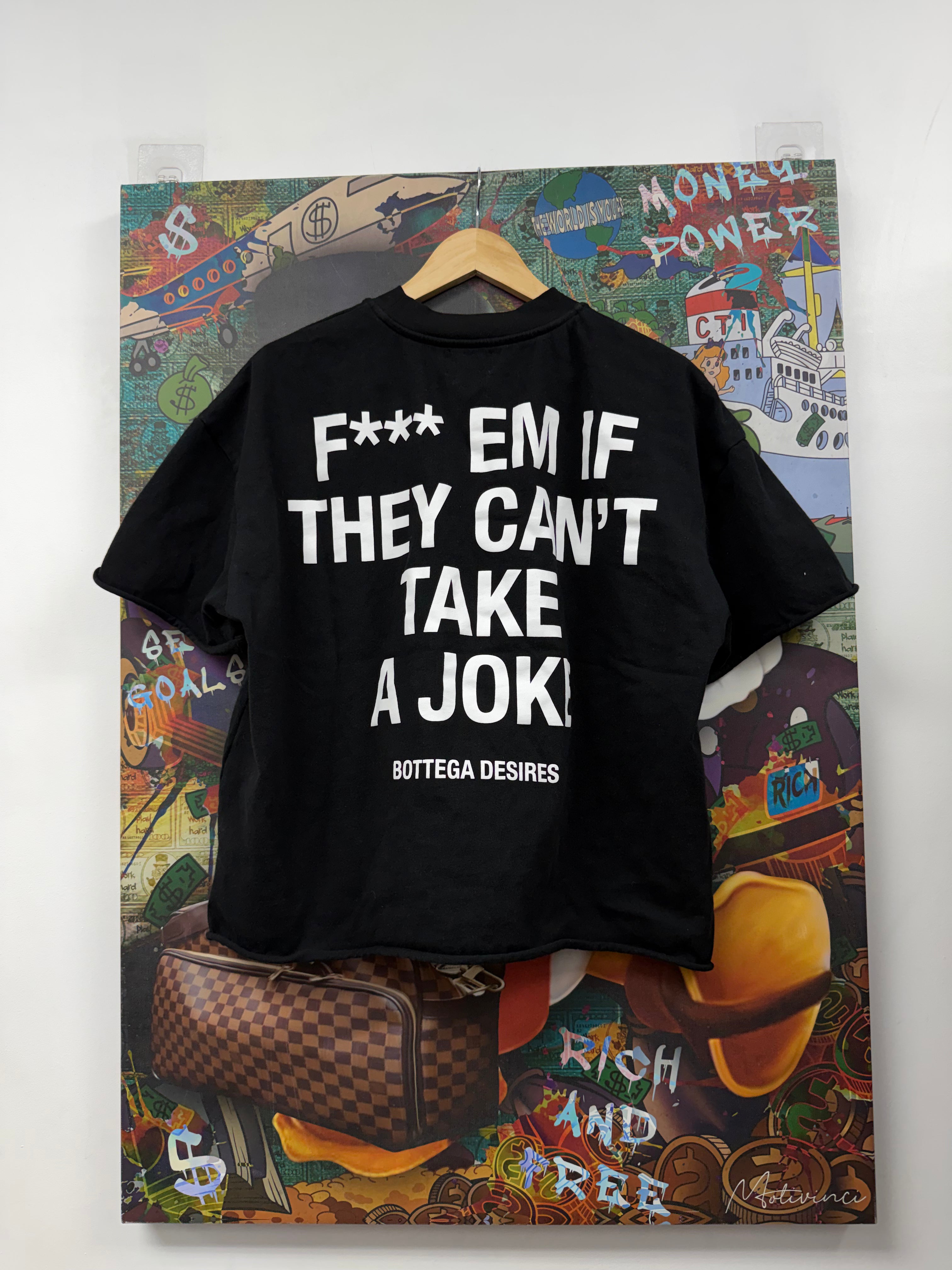 Bottega Desires Black F*ck Em Tee