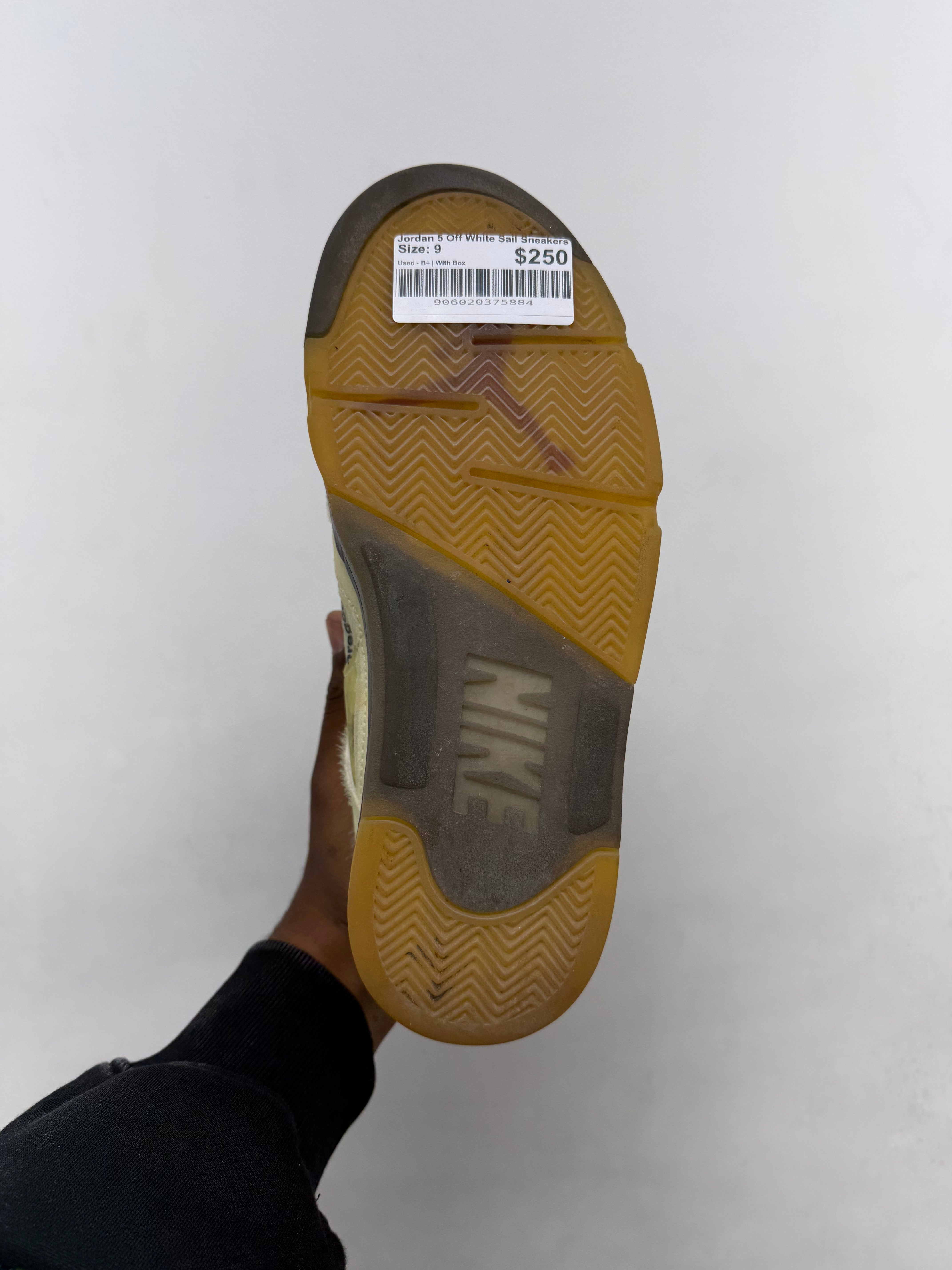 Jordan 5 Off White Sail Sneakers