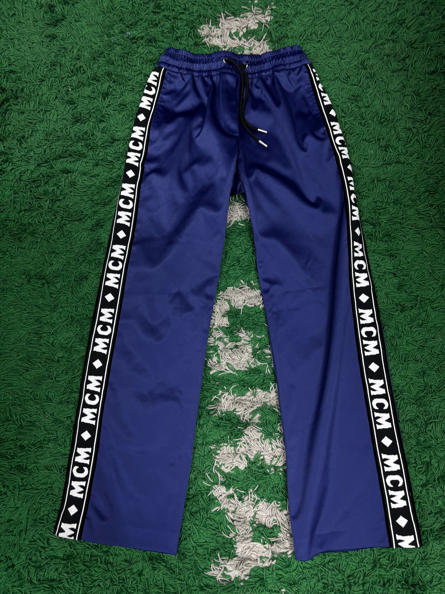 MCM Track Pants Navy Used Small N/A