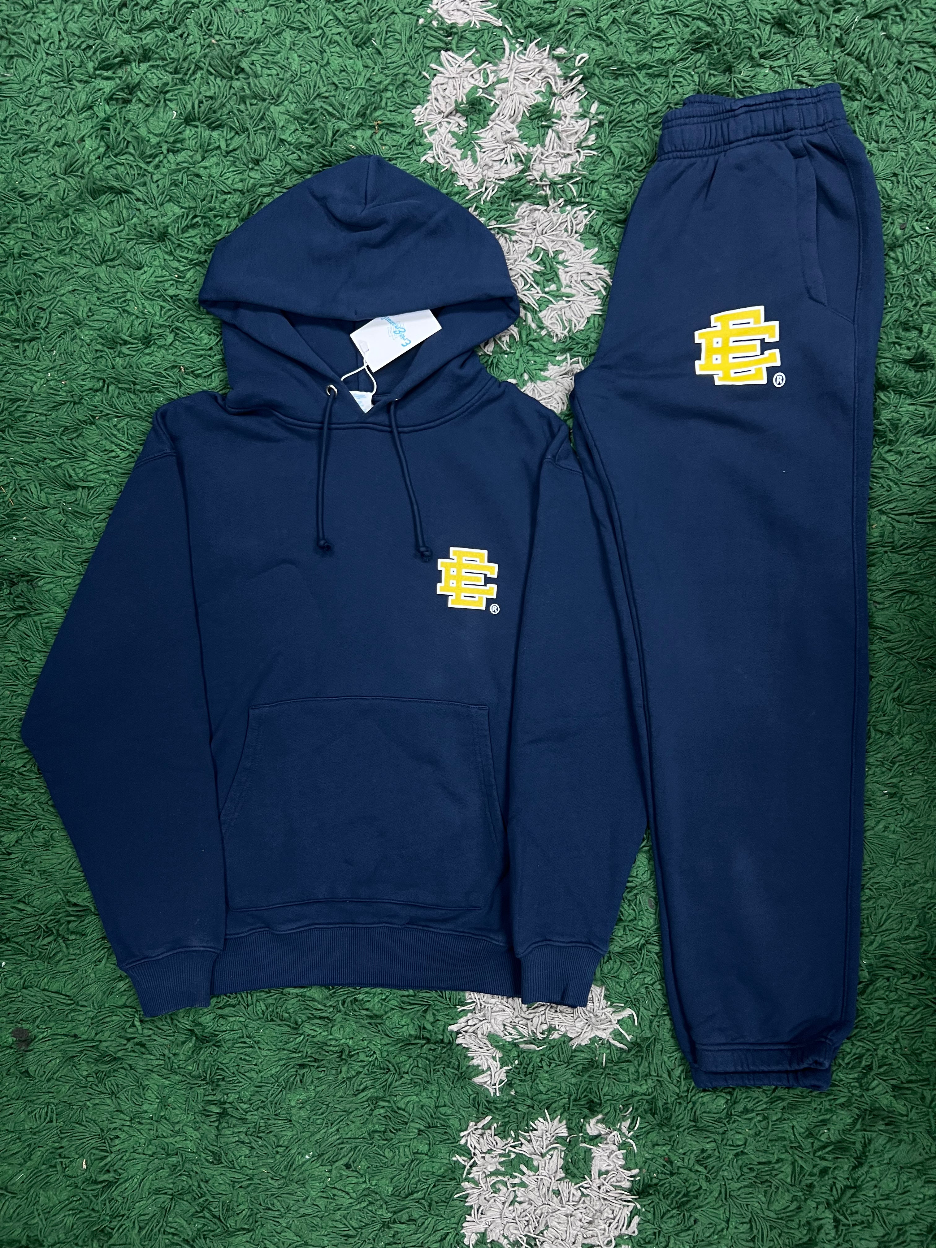 Eric Emanuel Navy Yellow Basics Sweatsuit