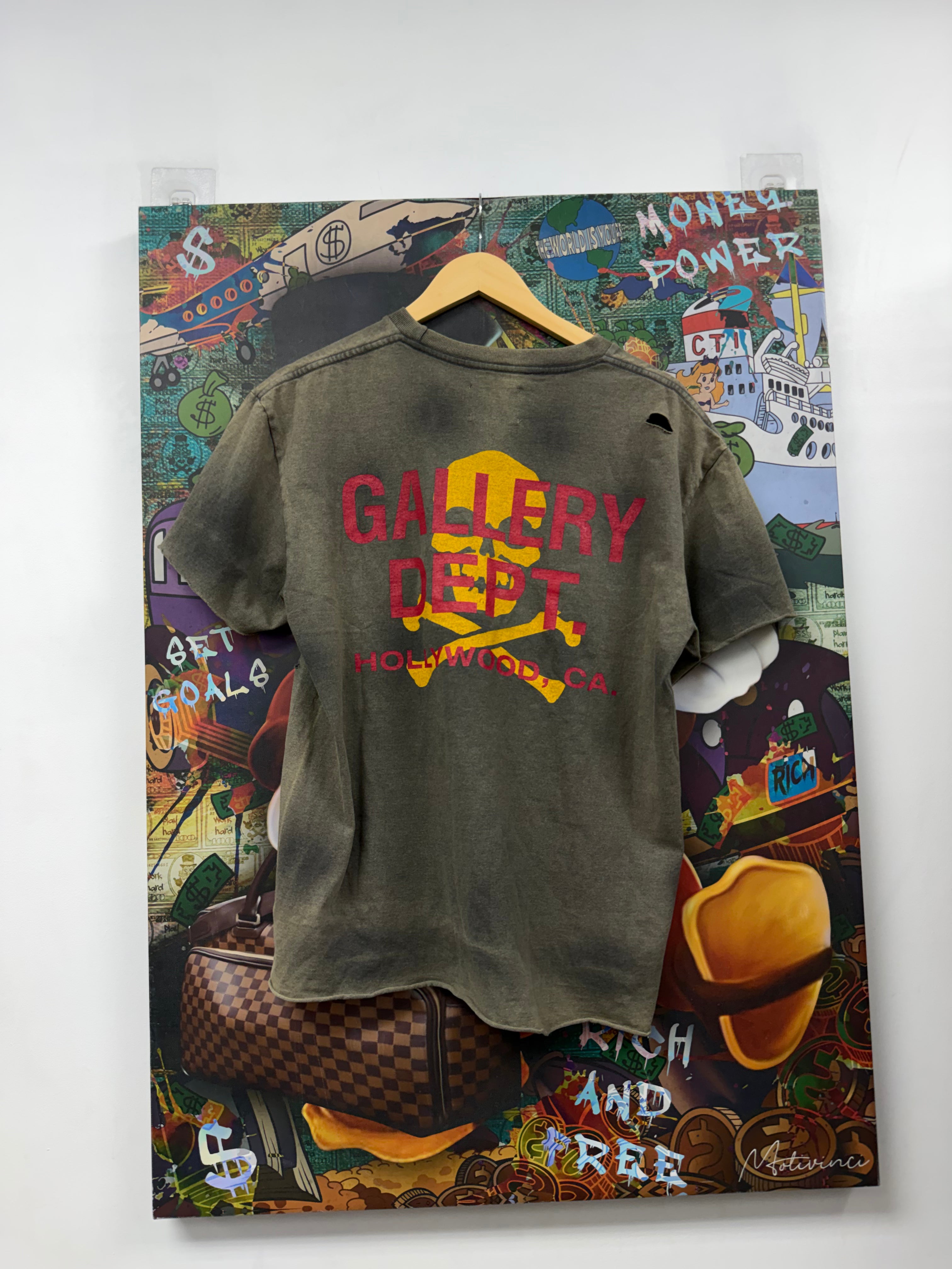 Gallery Dept Faded Skull Tee