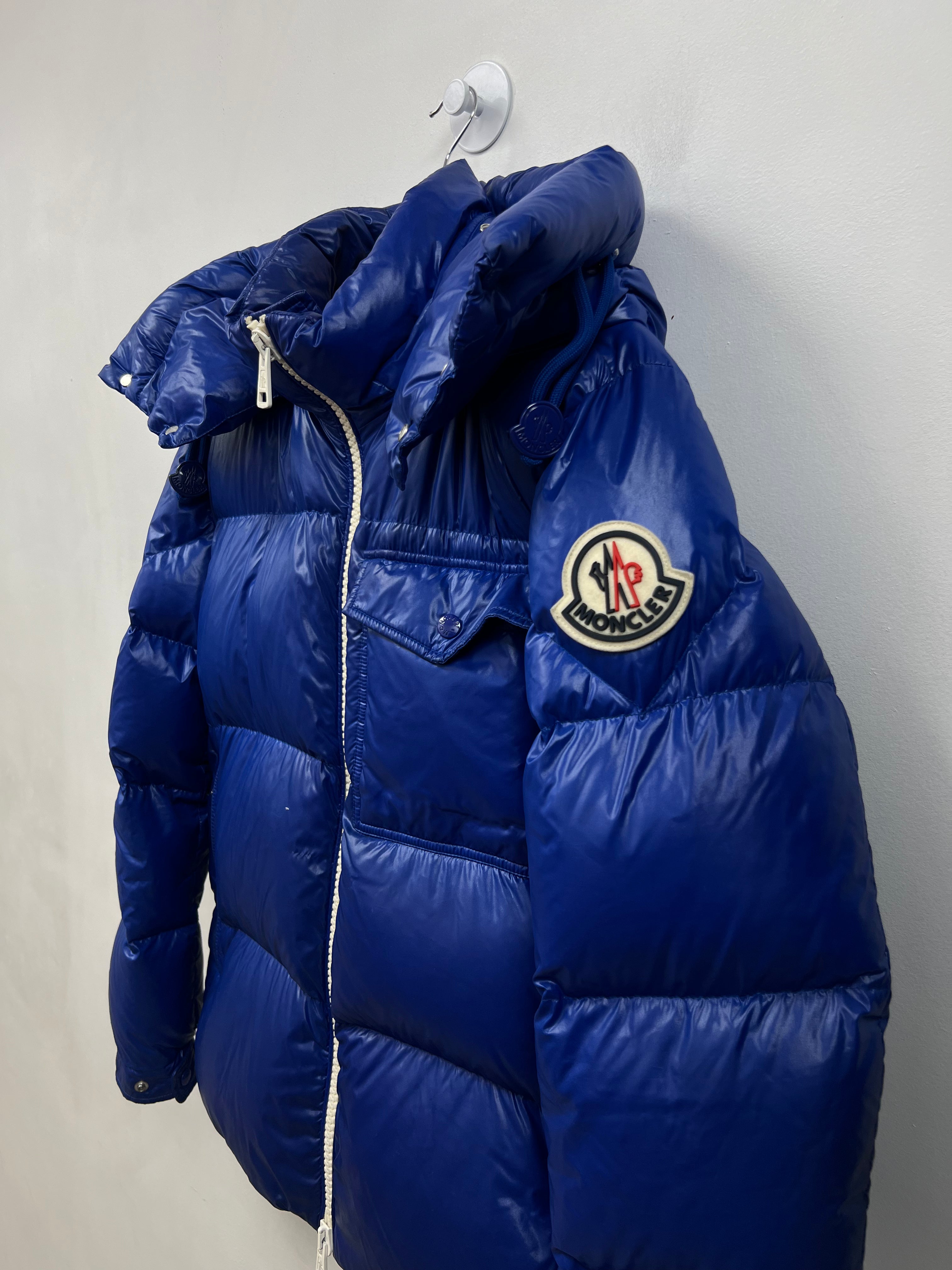 Moncler Blue Vignemale (Small Stain On Sleeve) Puffer Jacket