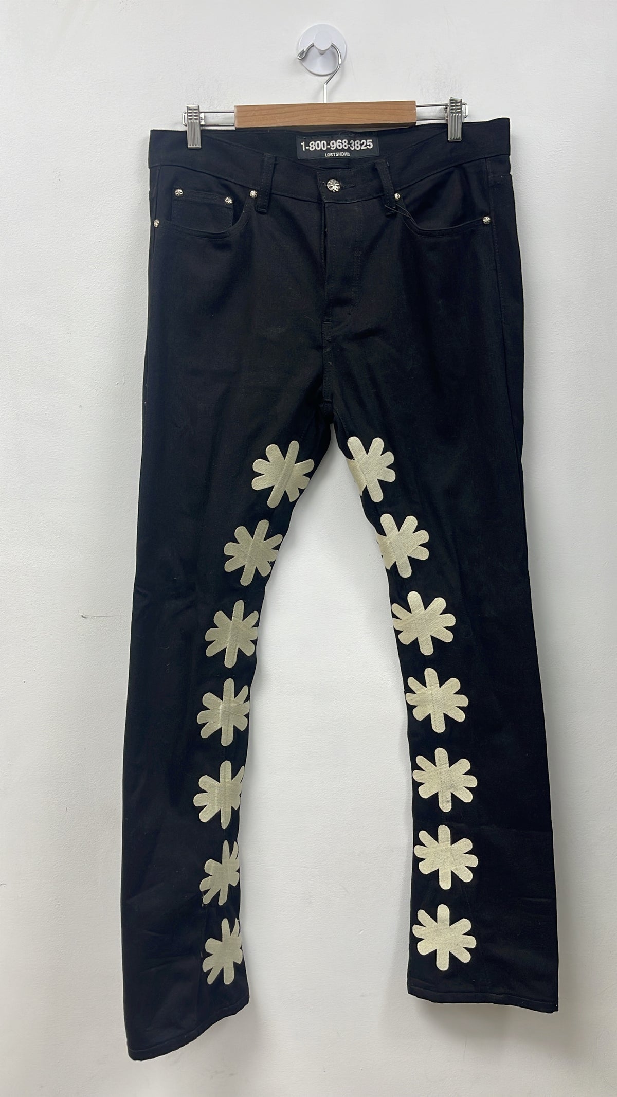 LOSTSHDWS Black Bone Jeans