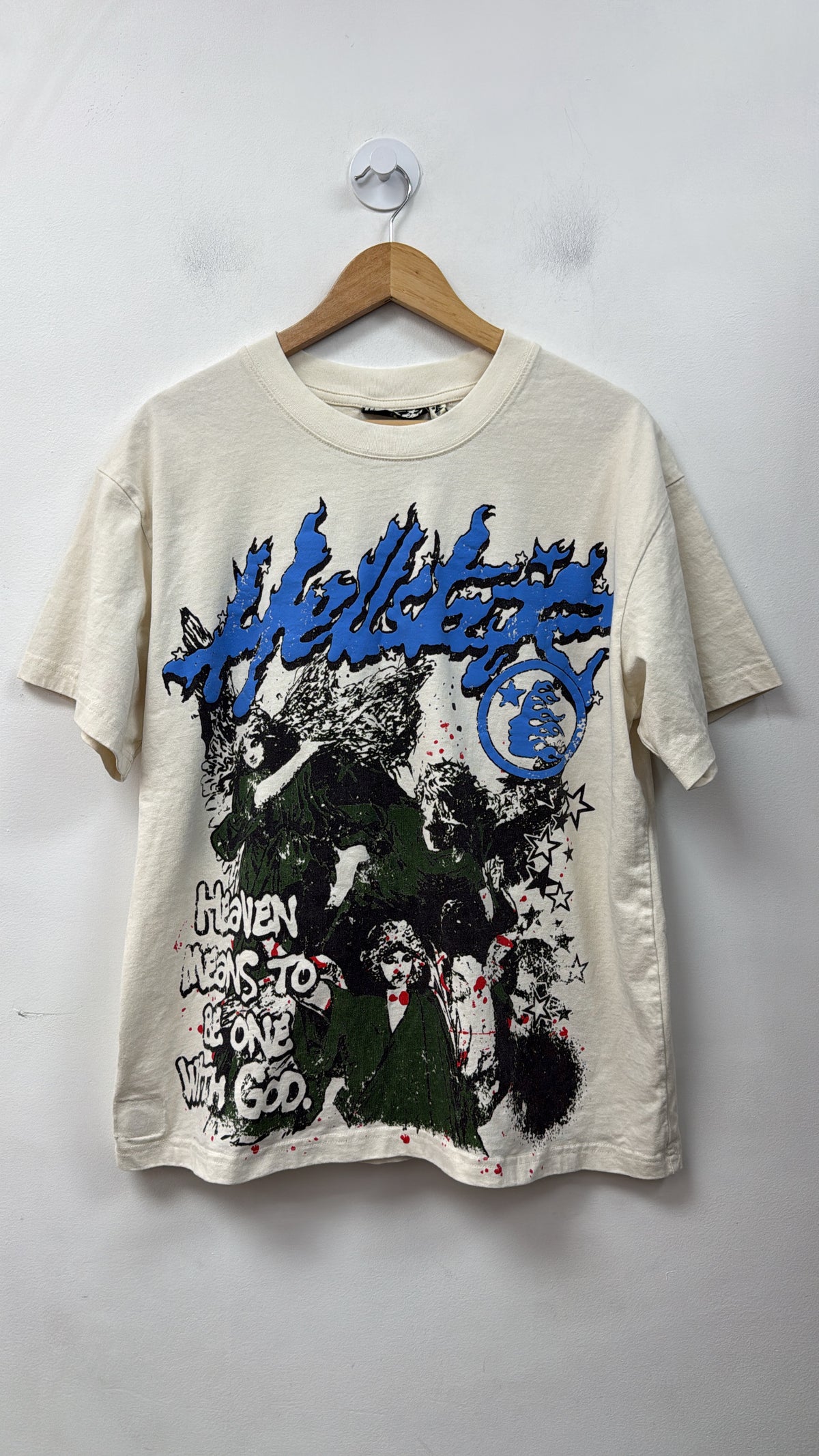 Hellstar Cream Chaos Angel Tee