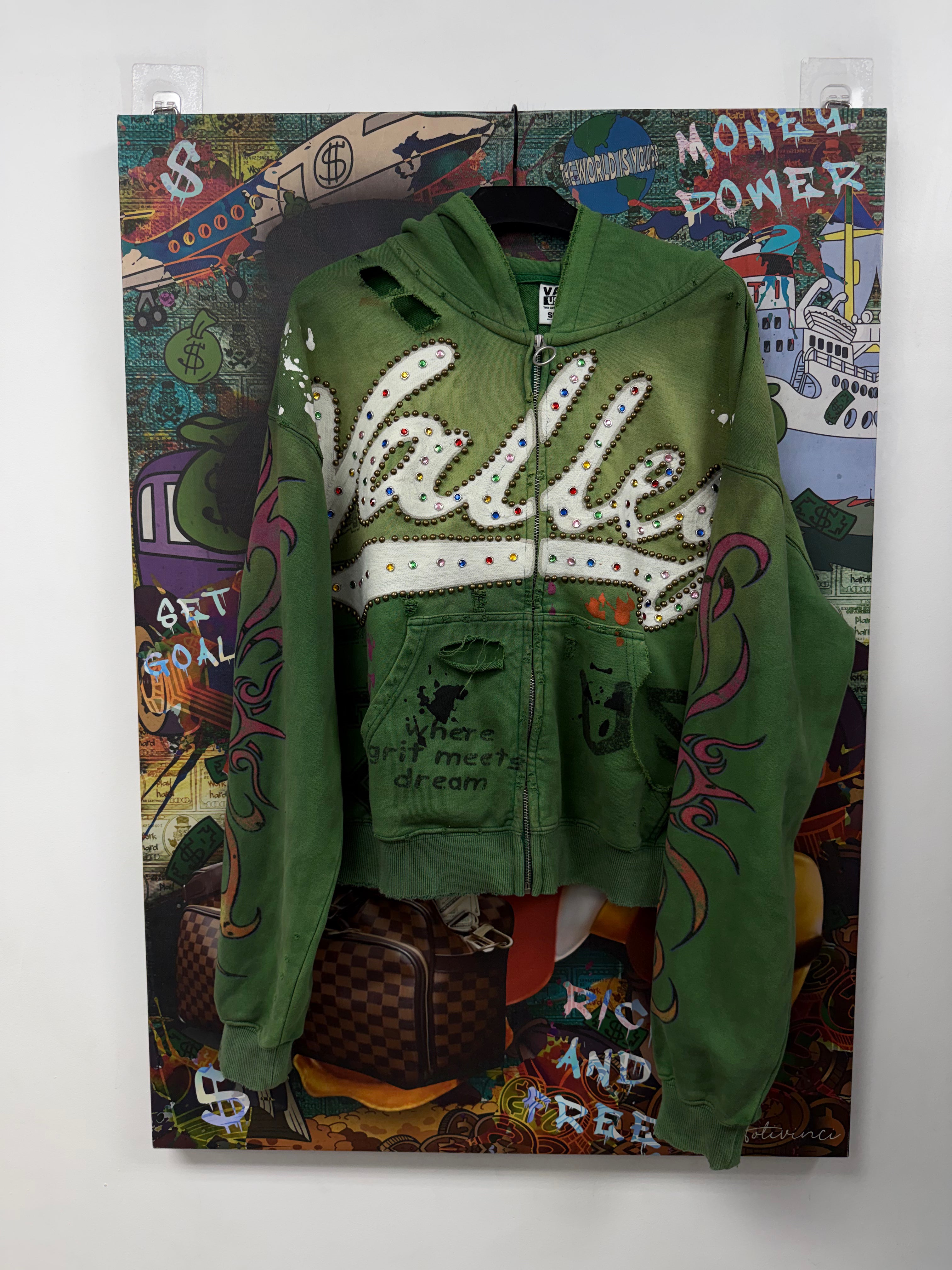 Vale Green Inferno Zip Up