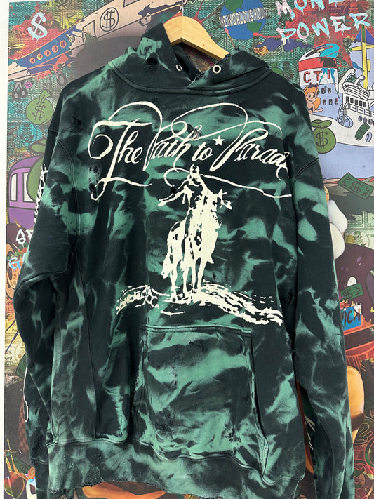 Hellstar Marble Paradise Hoodie Black Green