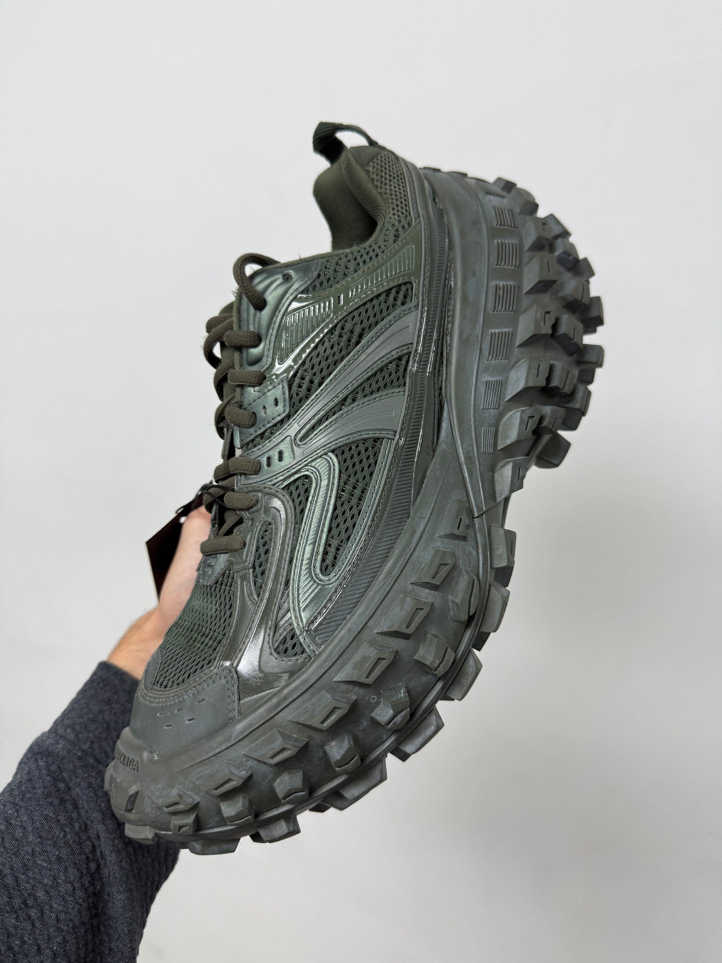 Balenciaga Defender Dark Olive New 43 (US 10) With Box