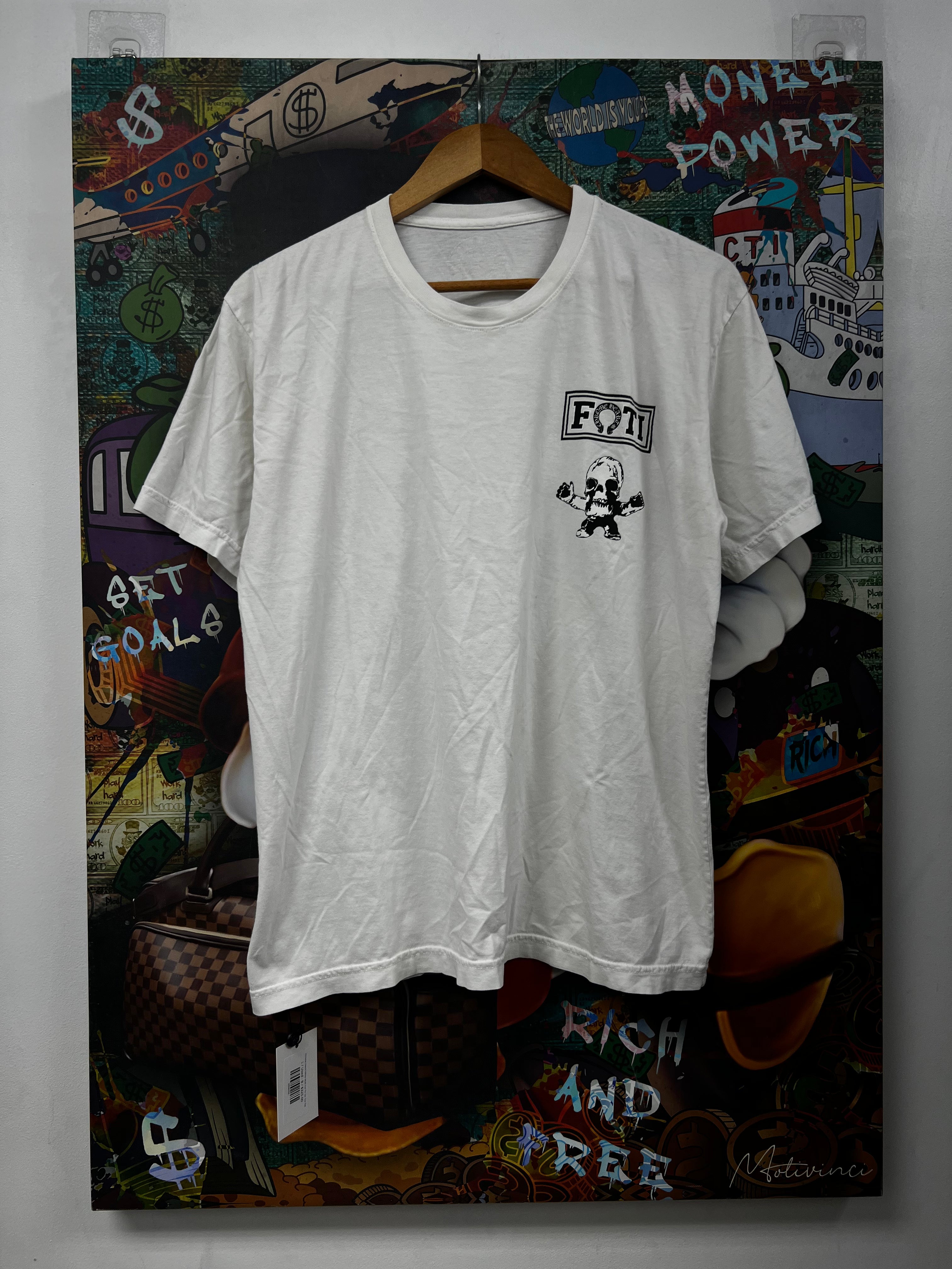 Chrome Hearts White Multi Foti Tic Tac Toe Tee