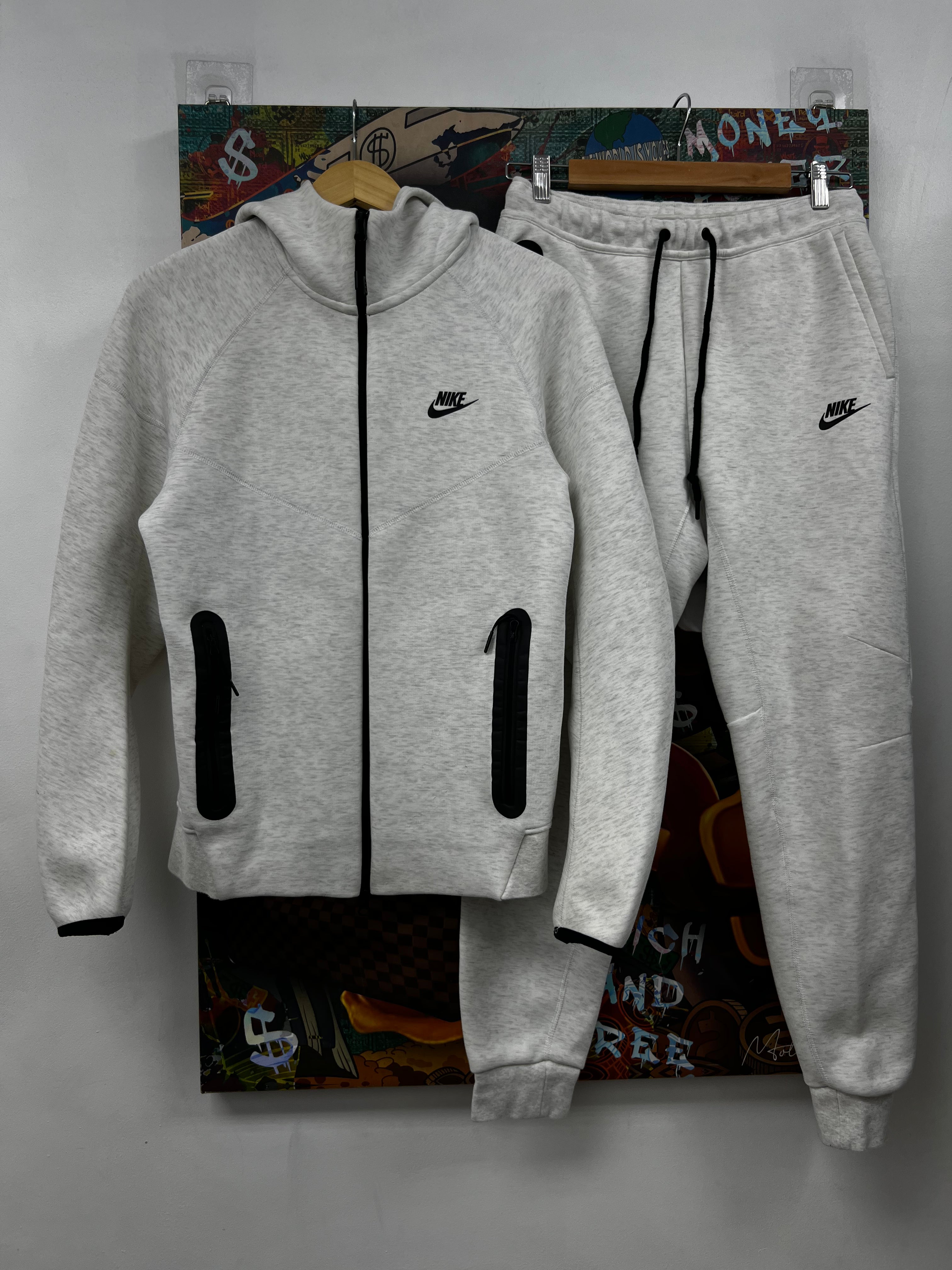 Nike Light Grey Tech Sweatsuit
