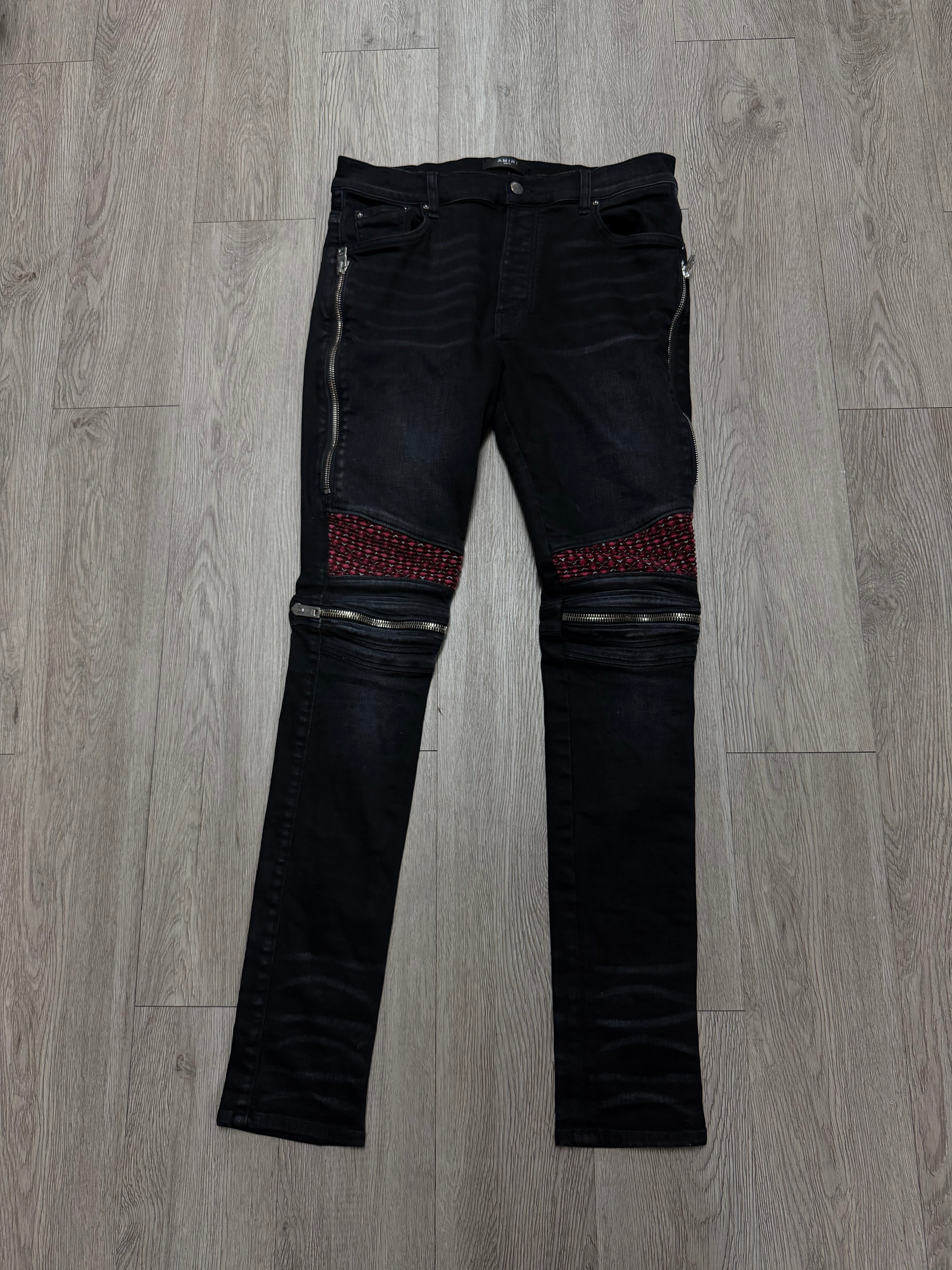 Amiri MX2 Black Cherry Jeans