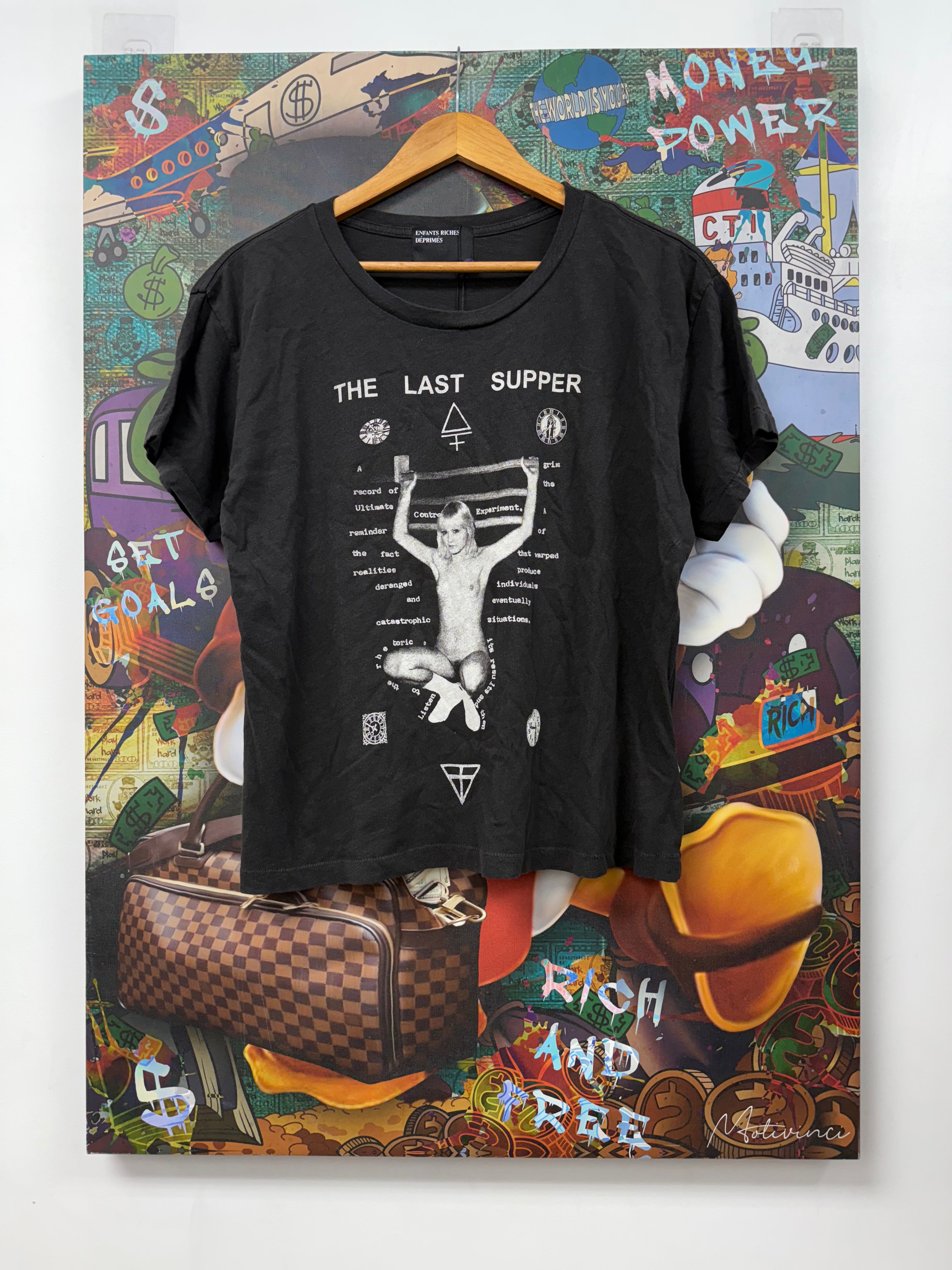 ENFANTS RICHES DÉPRIMÉS Black Last Supper Tee