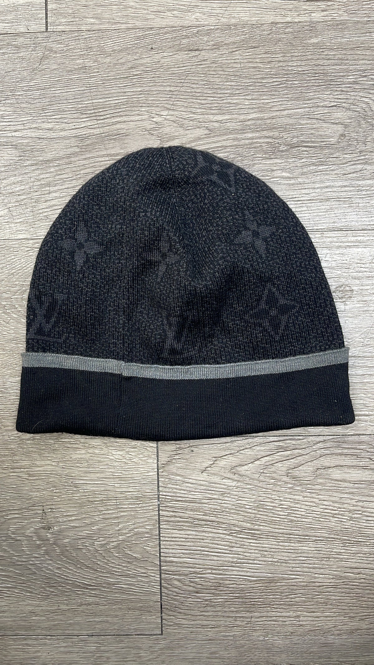 Louis Vuitton Black Monogram Beanie