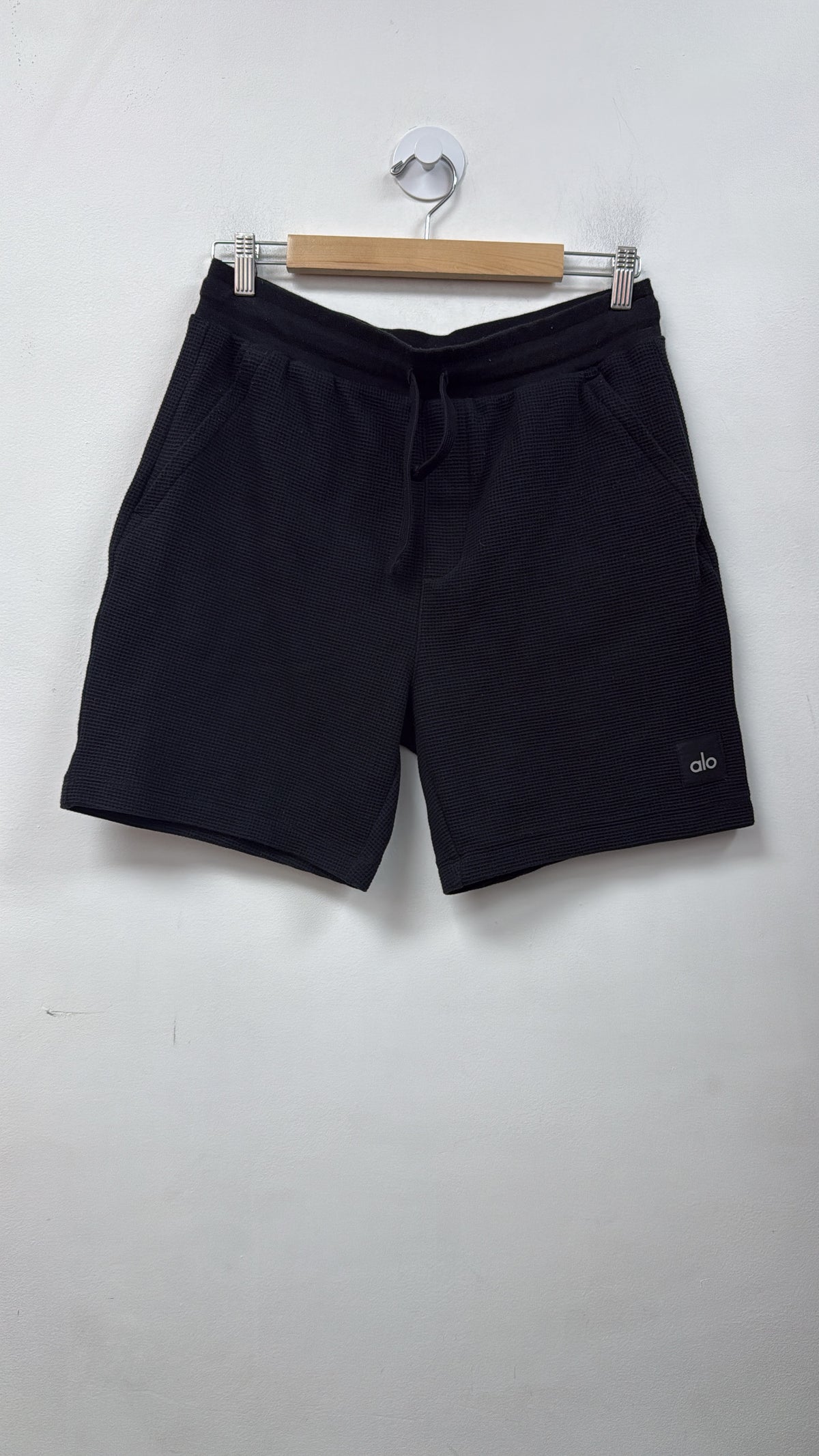 ALO Black Thermal Shorts