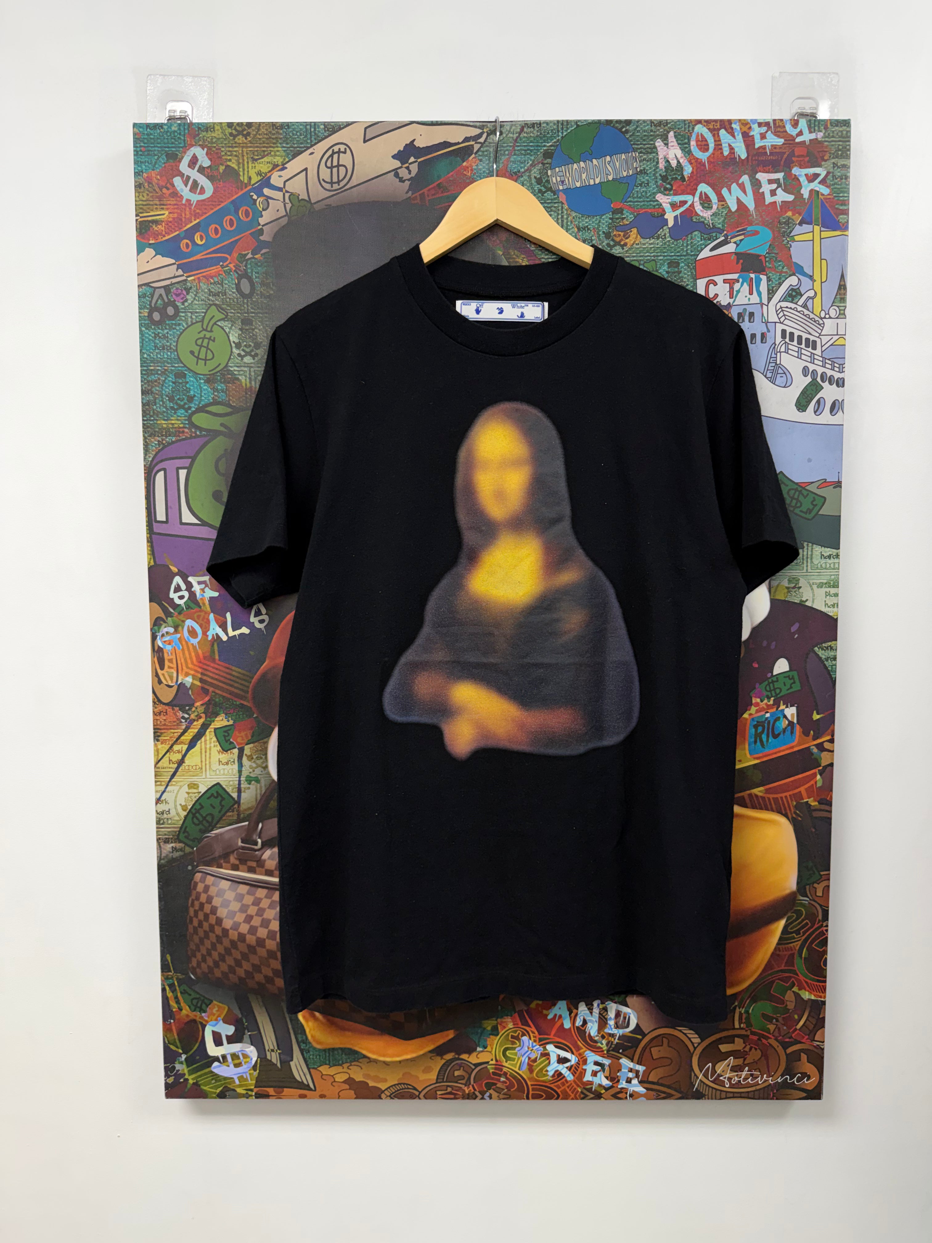 Off-White Black Mona Lisa Tee