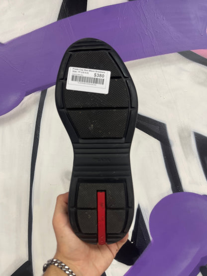 Prada Cup Red Black Sneakers