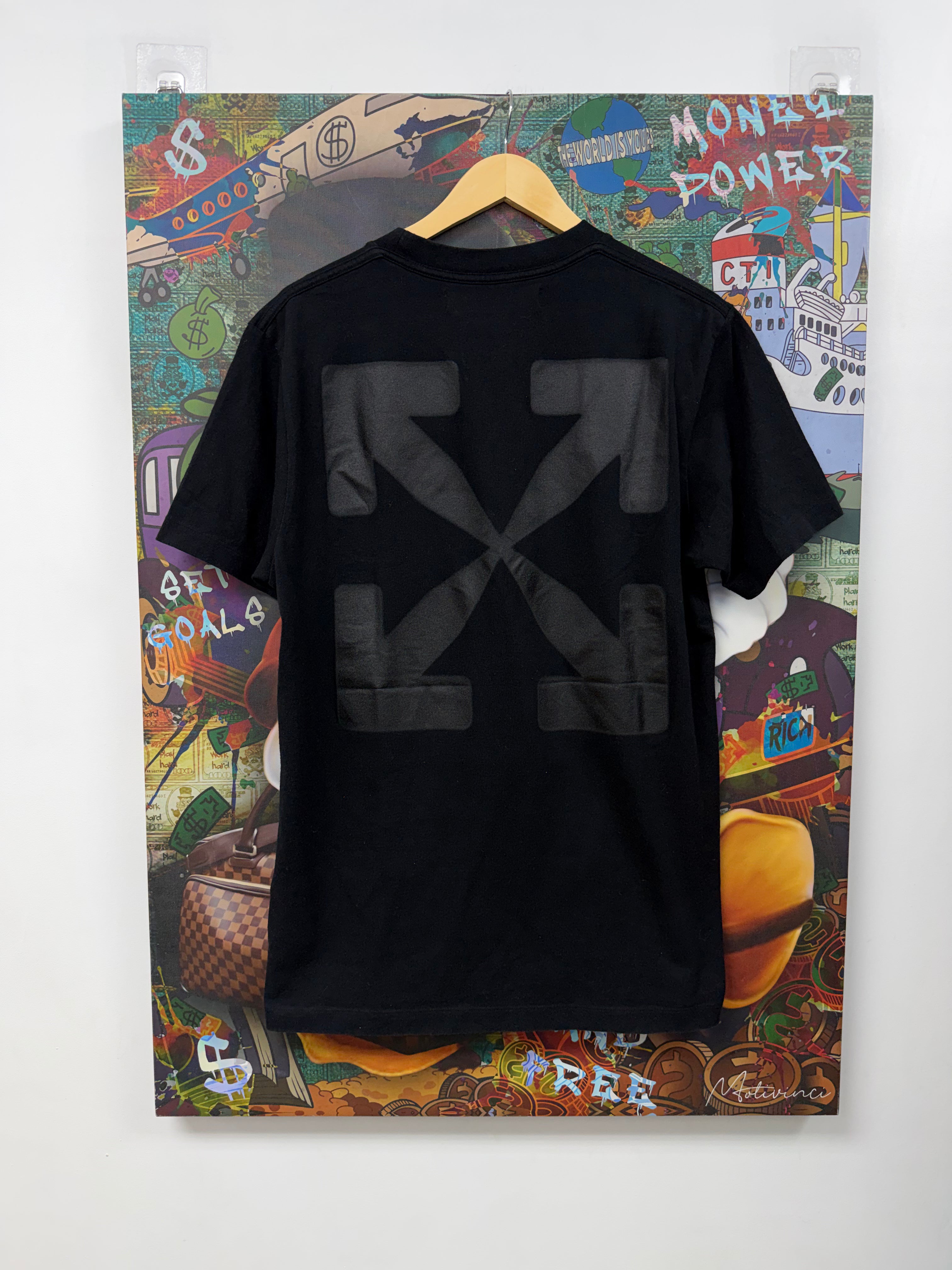 Off-White Black Mona Lisa Tee