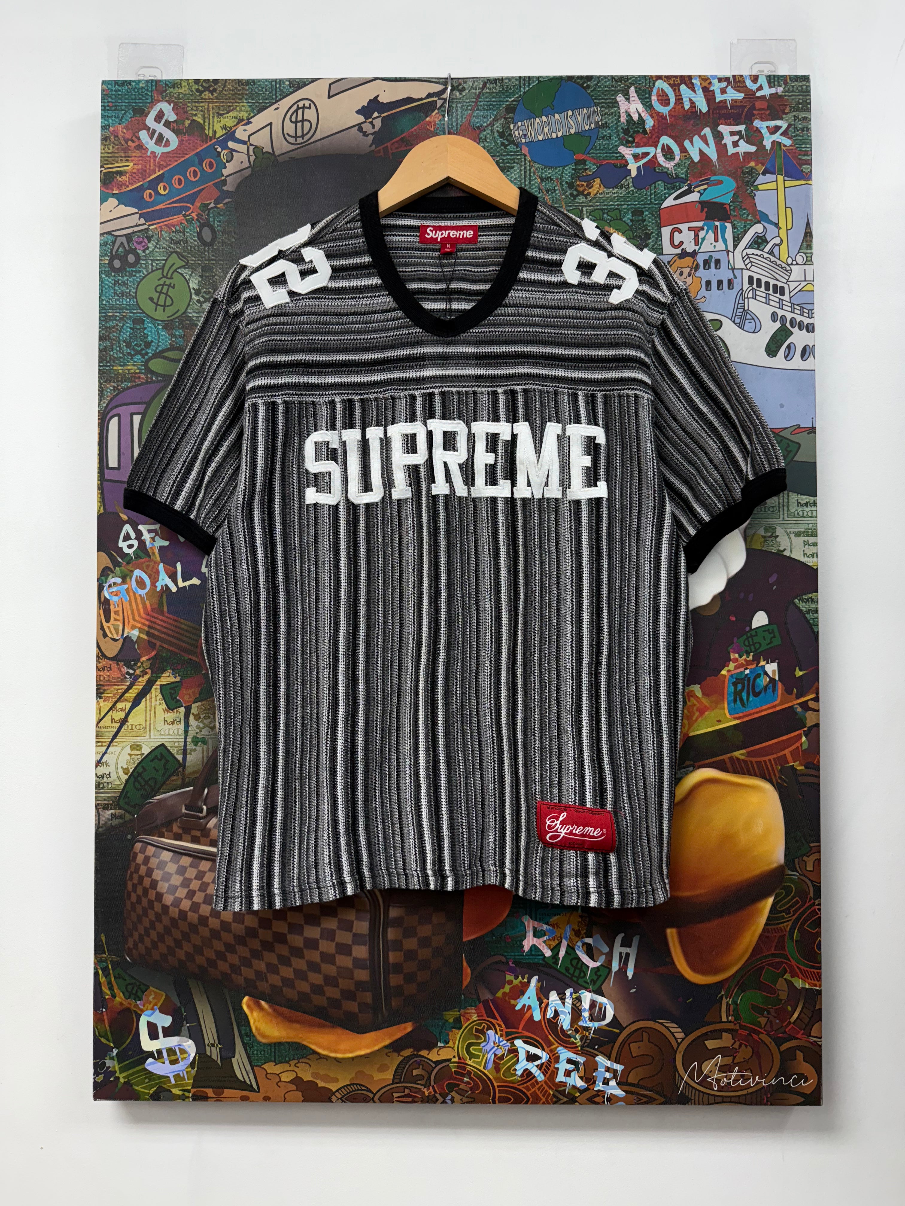Supreme Grey Black Coogi Tee
