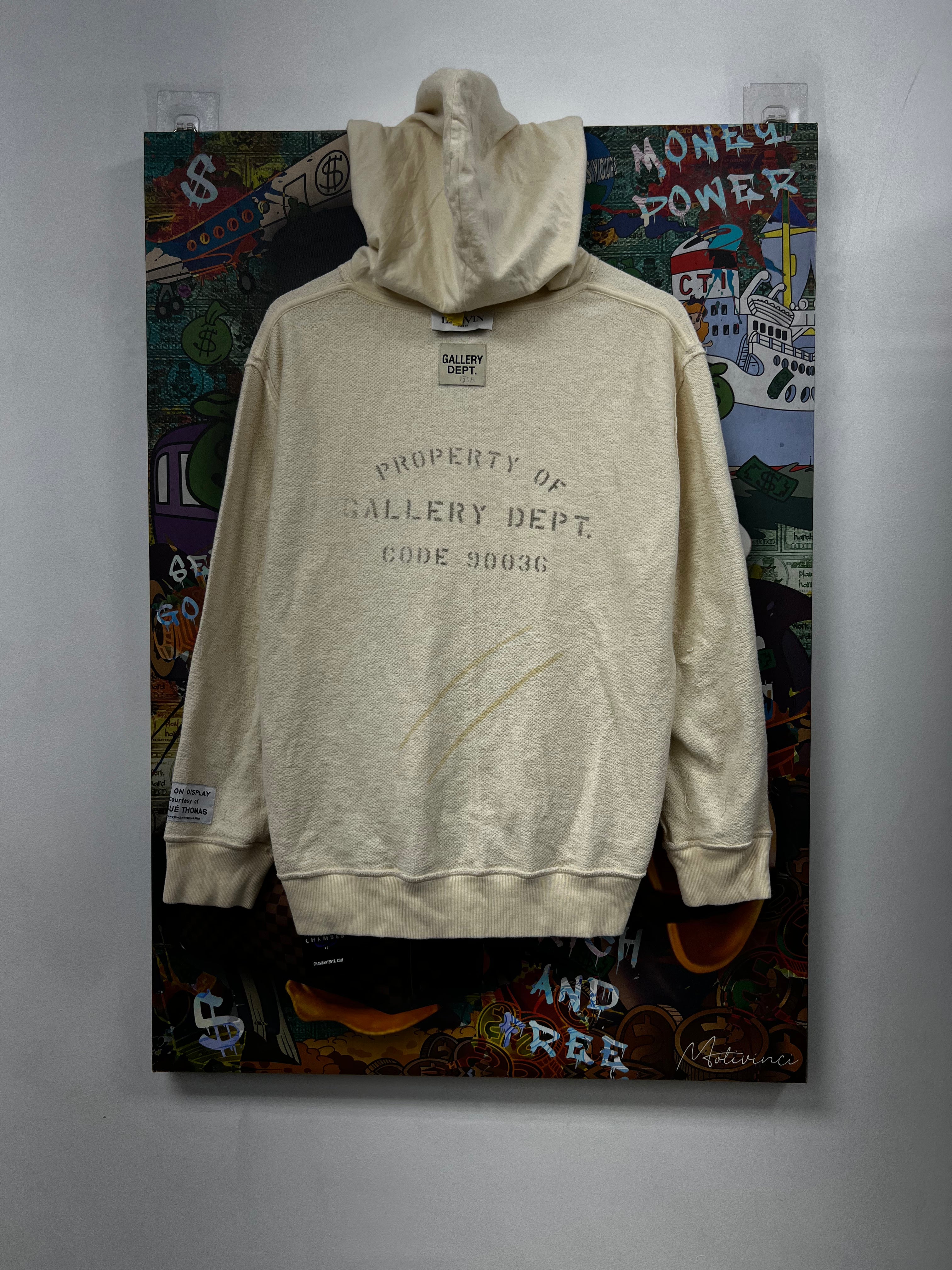 Gallery Dept x Lanvin Cream (Fits M) Hoodie