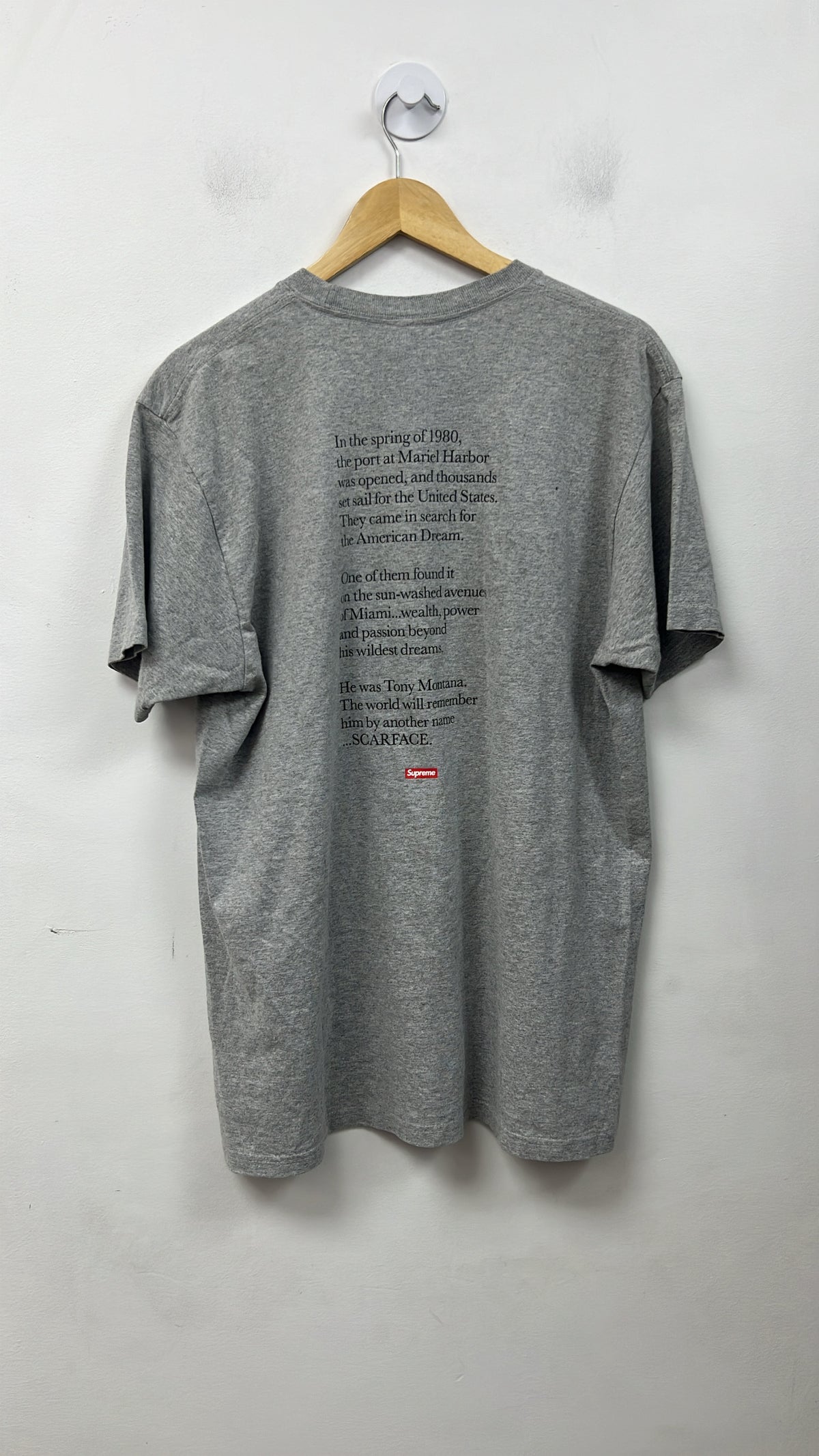 Supreme Grey Scarface Tee