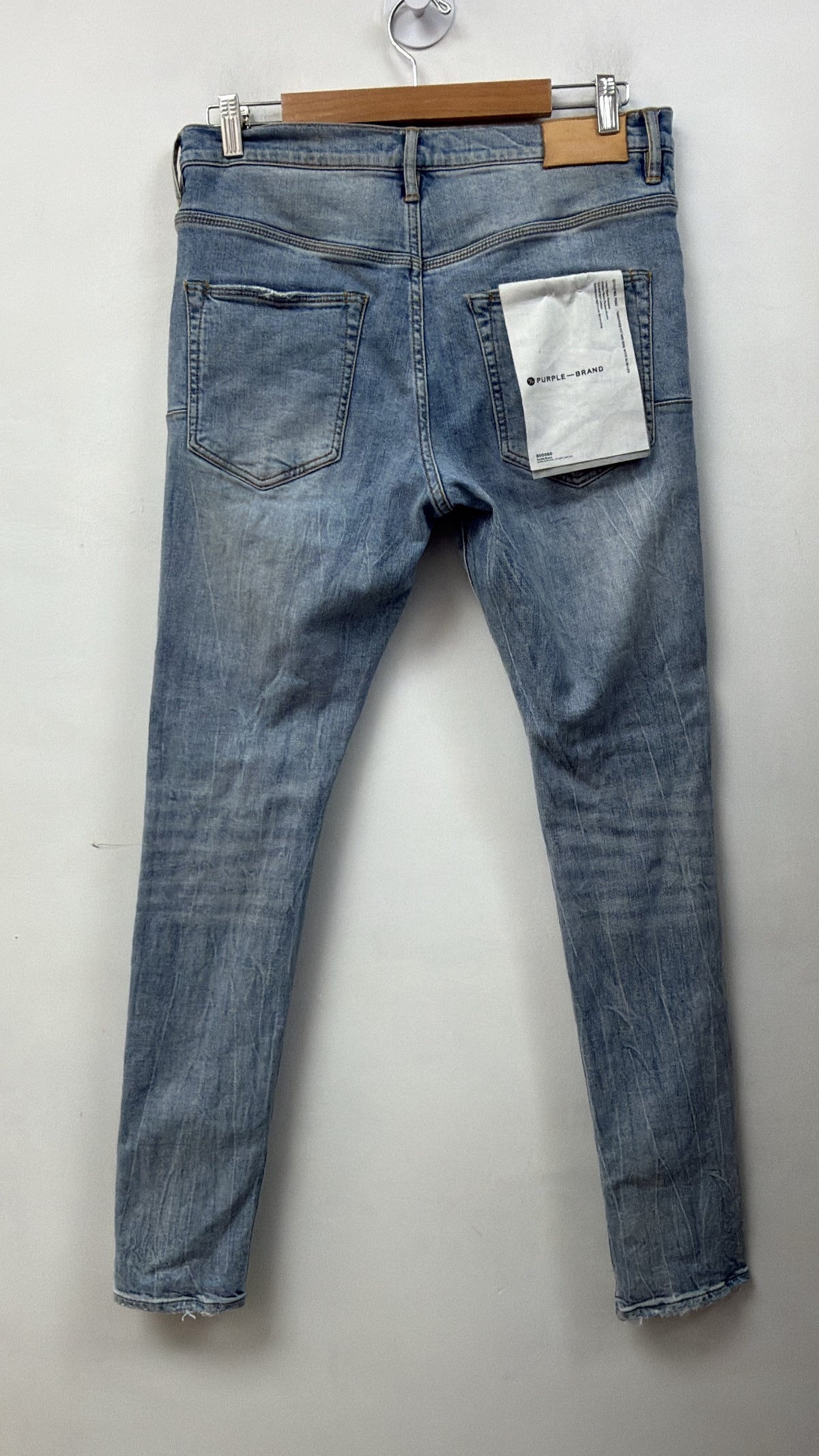 Purple Brand Light Wash Blowout P002 Jeans