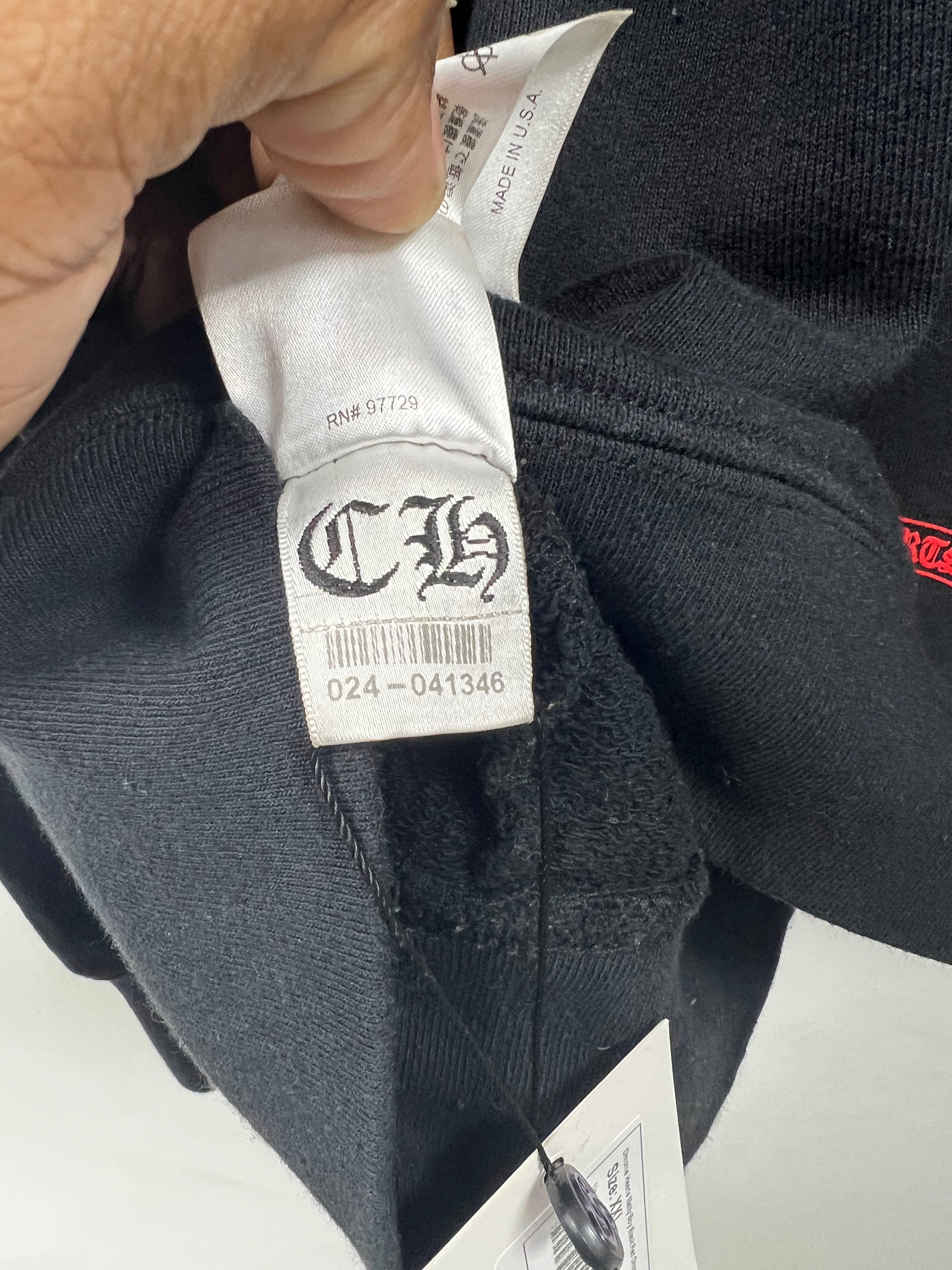 Chrome Hearts Matty Boy Black Red Chomper Hoodie