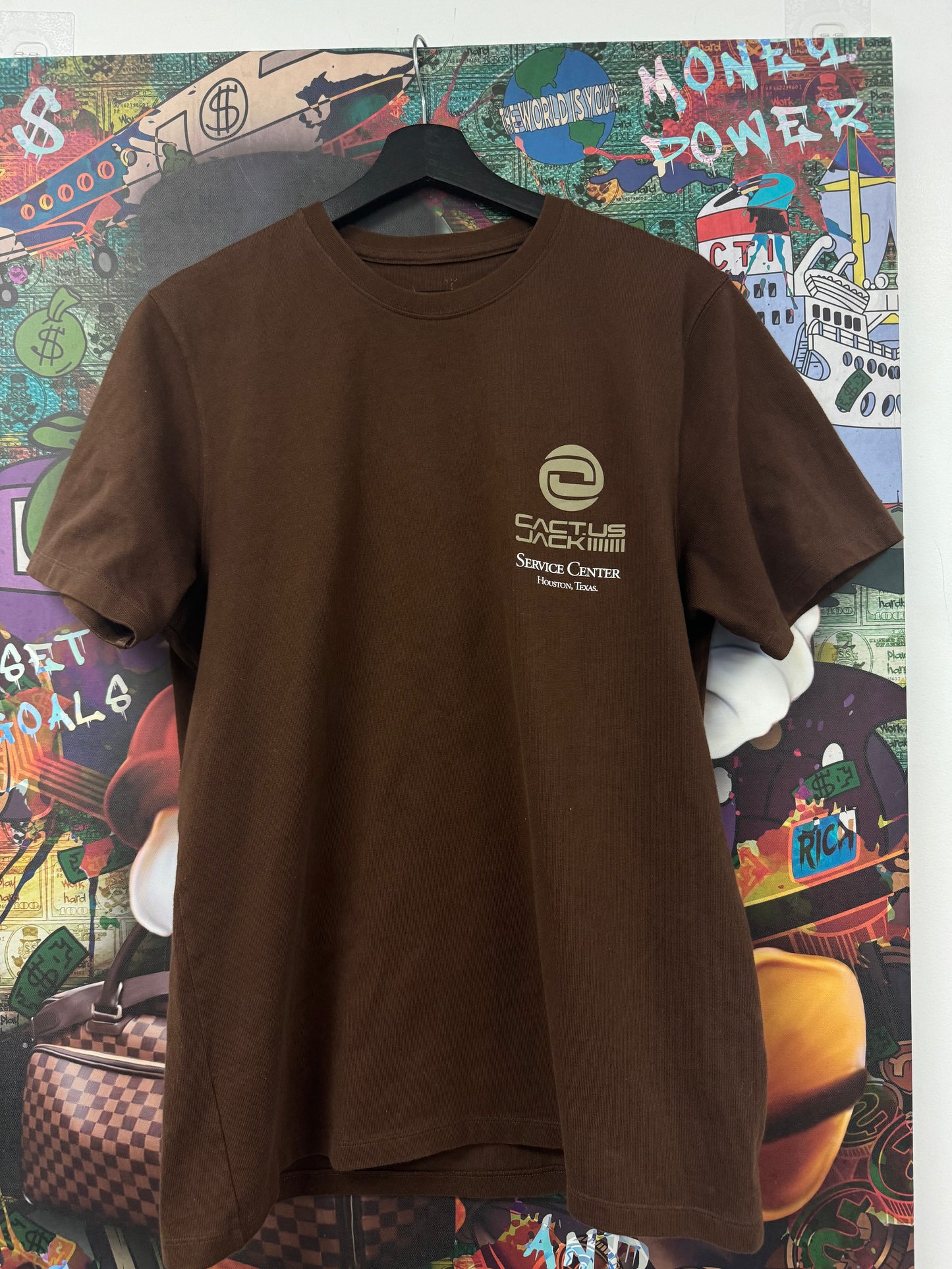 Nike Cactus Jack Service Center Tee Brown Used Medium