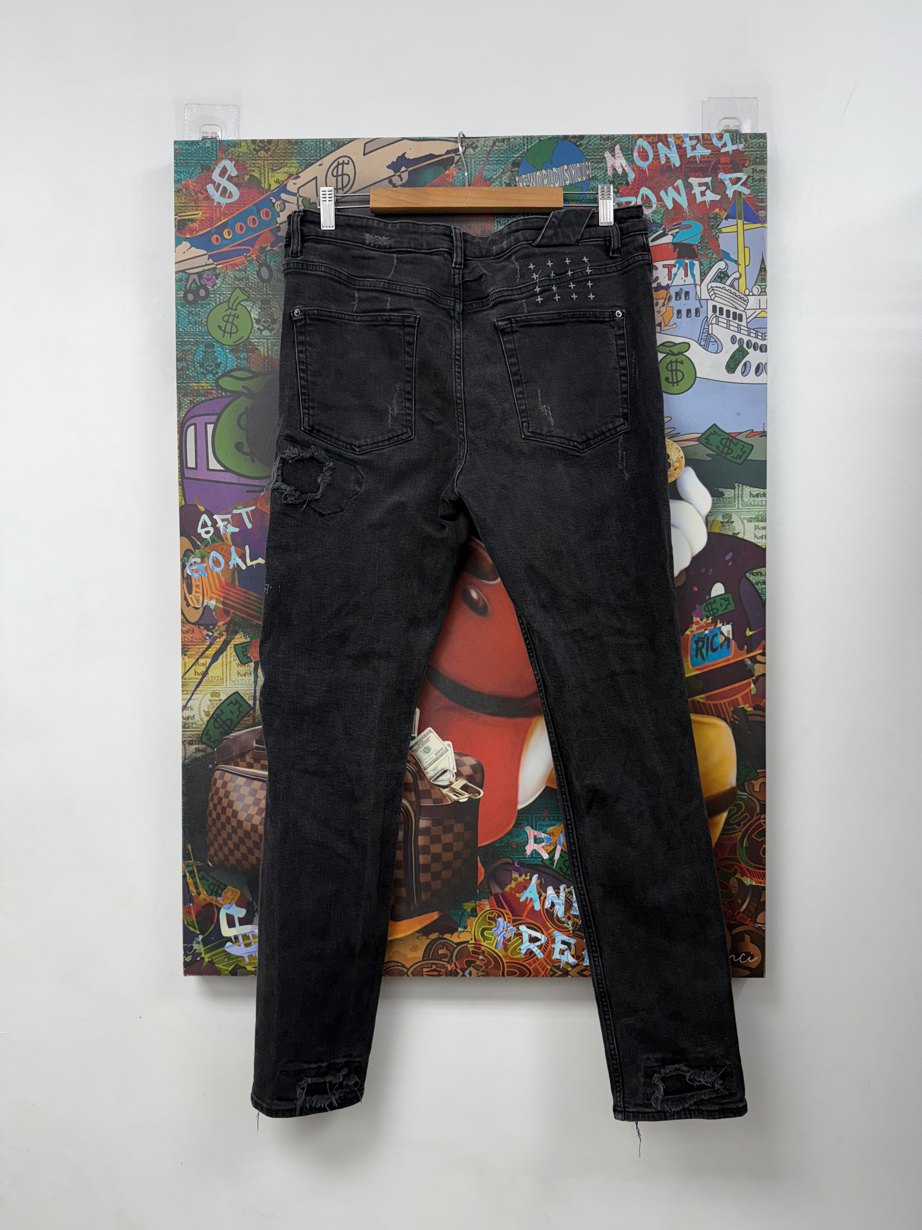 Ksubi Grey Wash Plain (No Tag) Jeans