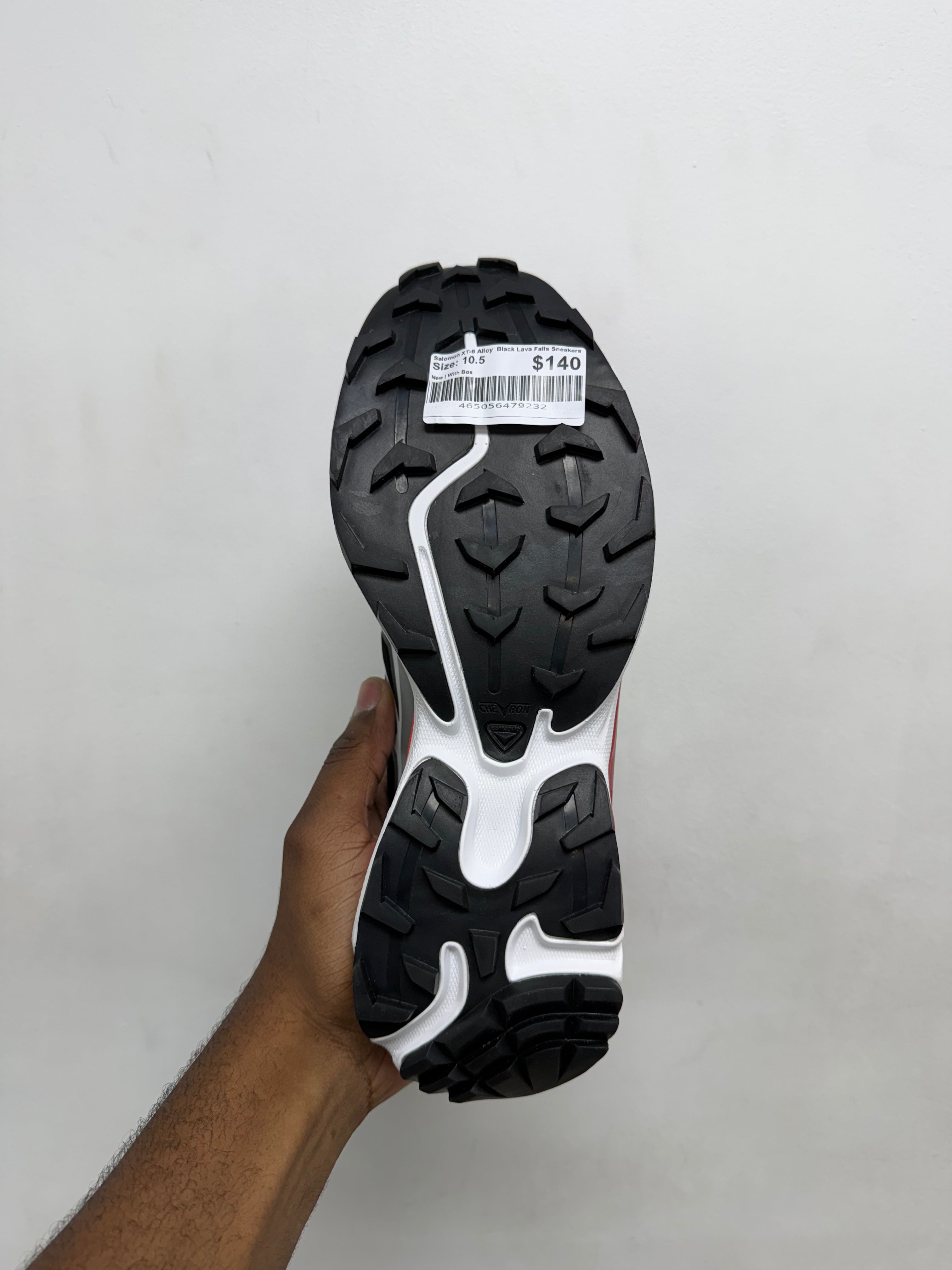 Salomon XT-6 Alloy  Black Lava Falls Sneakers