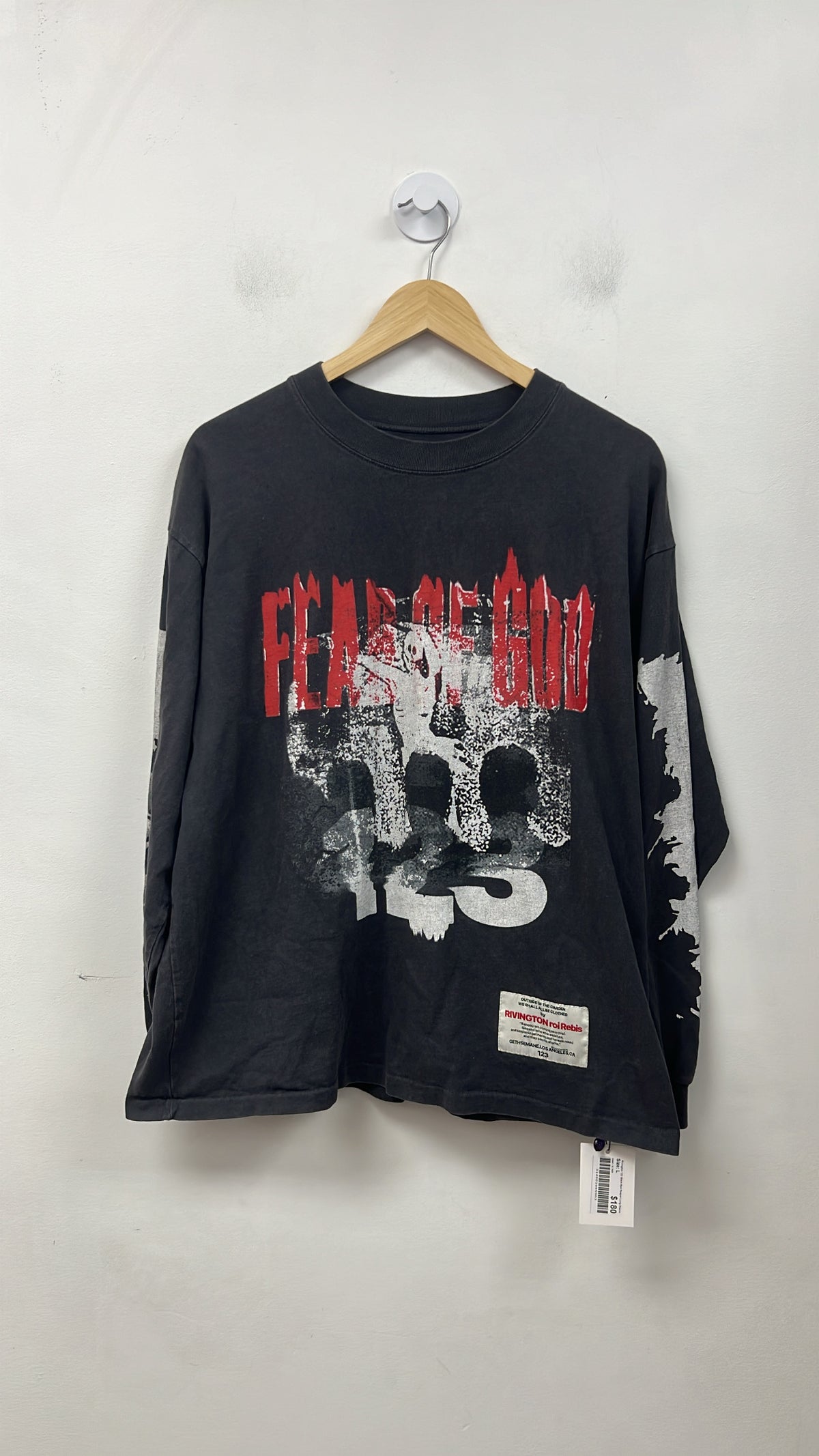 Rivington 123 Black Red Reaper Long Sleeve